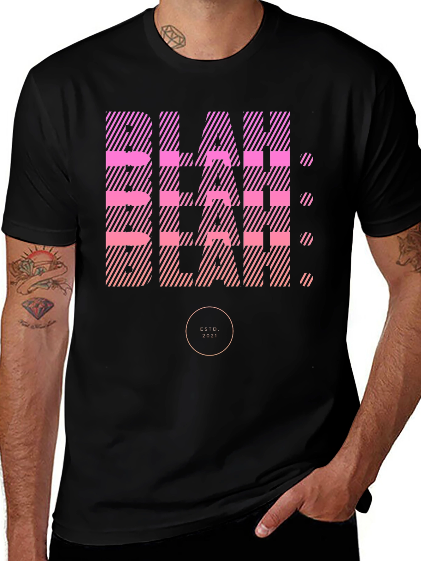 Variant 12 of Blah Graphic T-Shirt