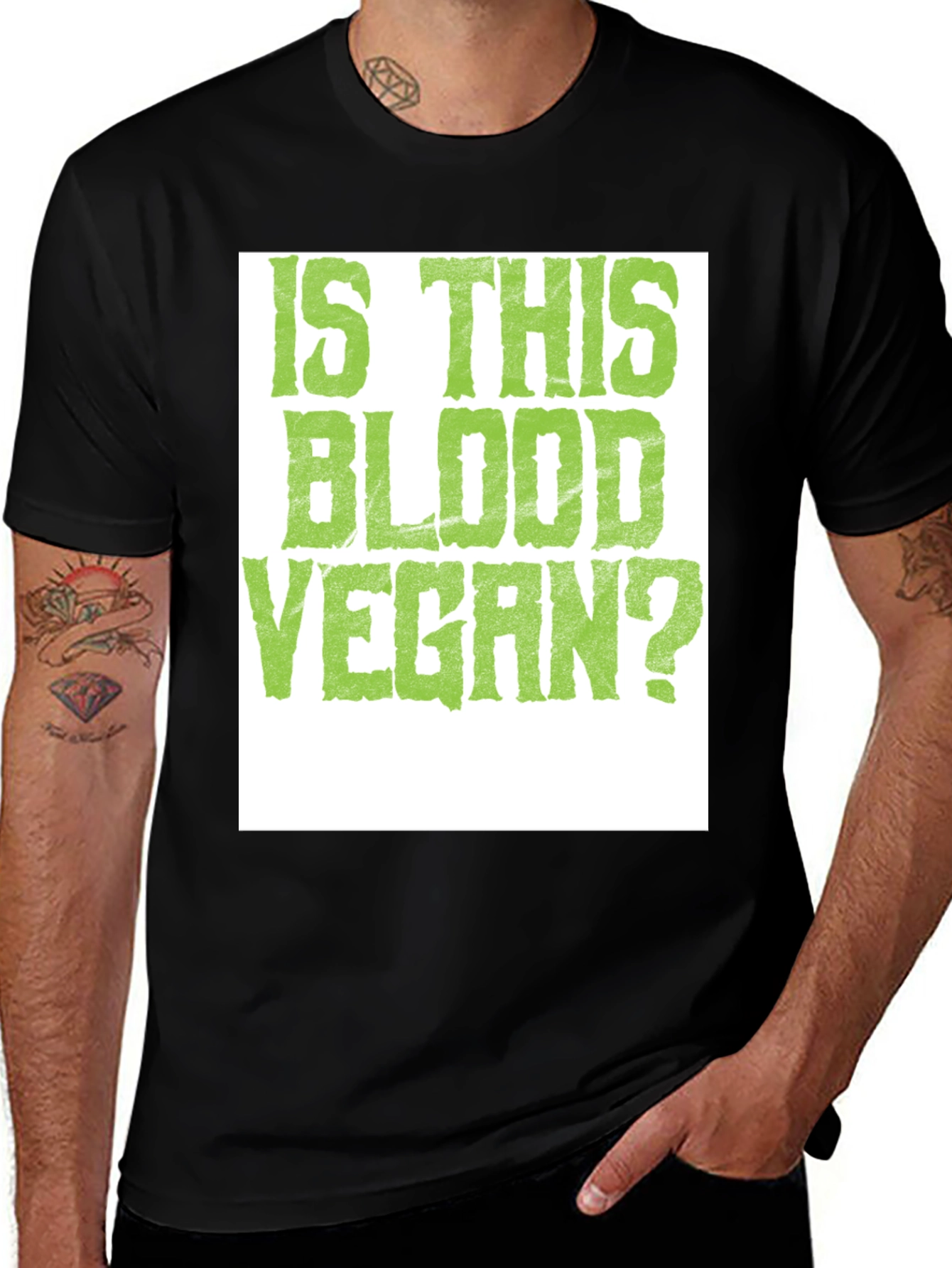 Variant 12 of Is This Blood Vegan? Graphic Tee