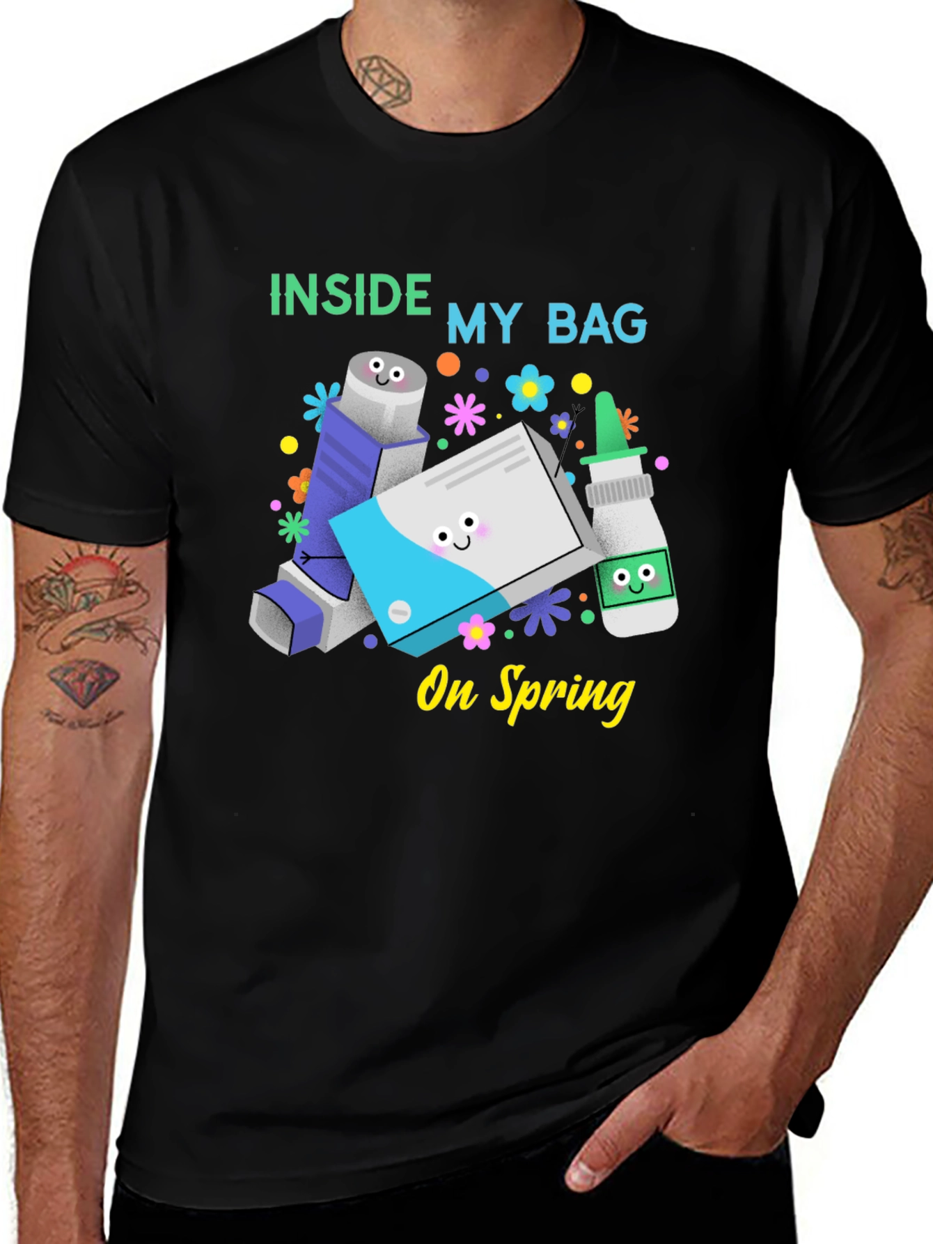 Inside My Bag On Spring T-Shirt