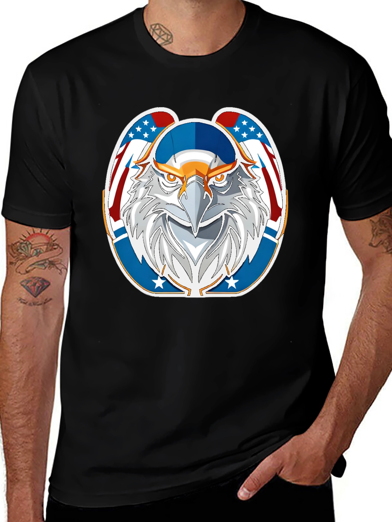 Patriotic Eagle Graphic Tee
