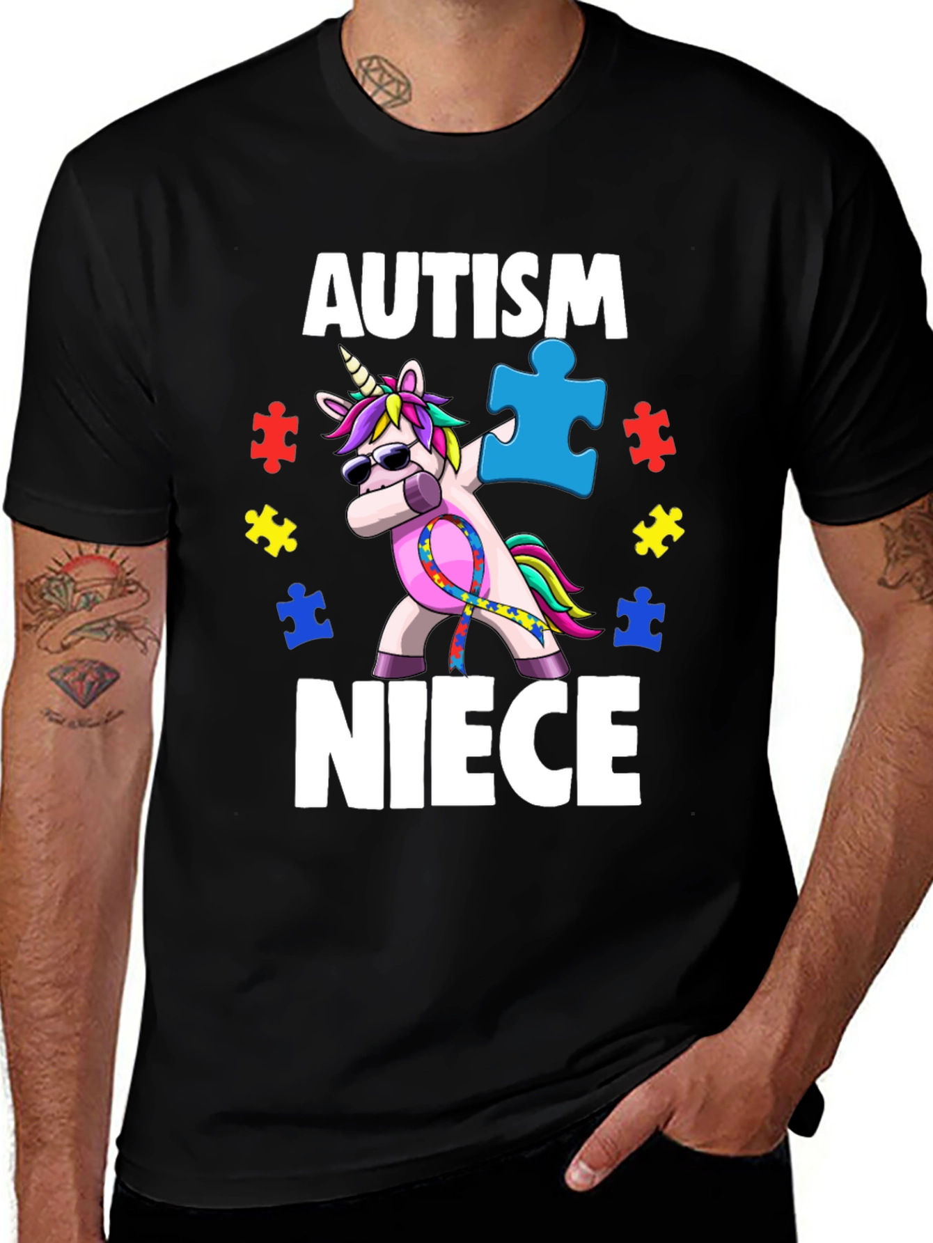 Autism Niece Unicorn T-Shirt