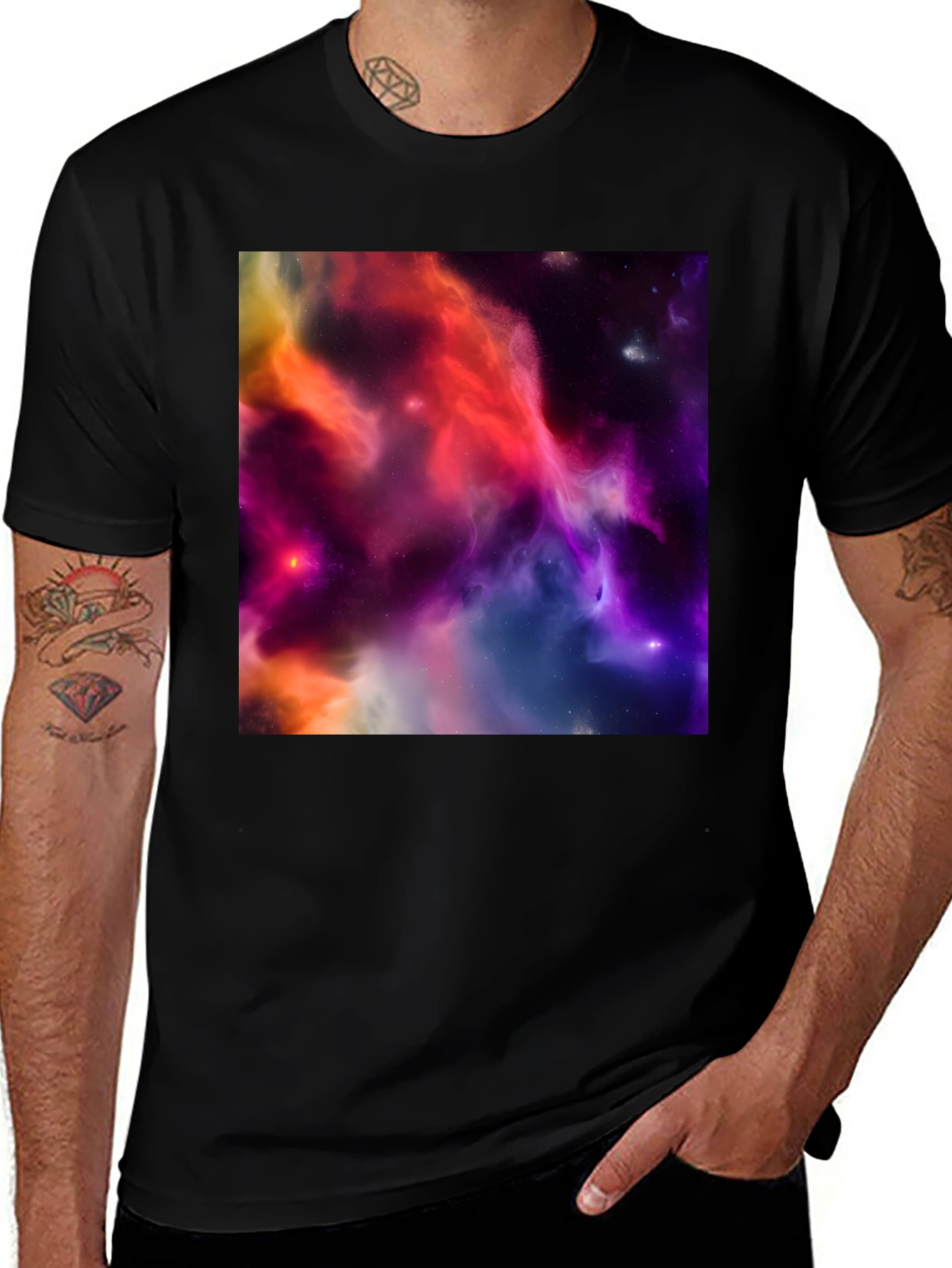 Galaxy Nebula T-Shirt - Cosmic Space Tee