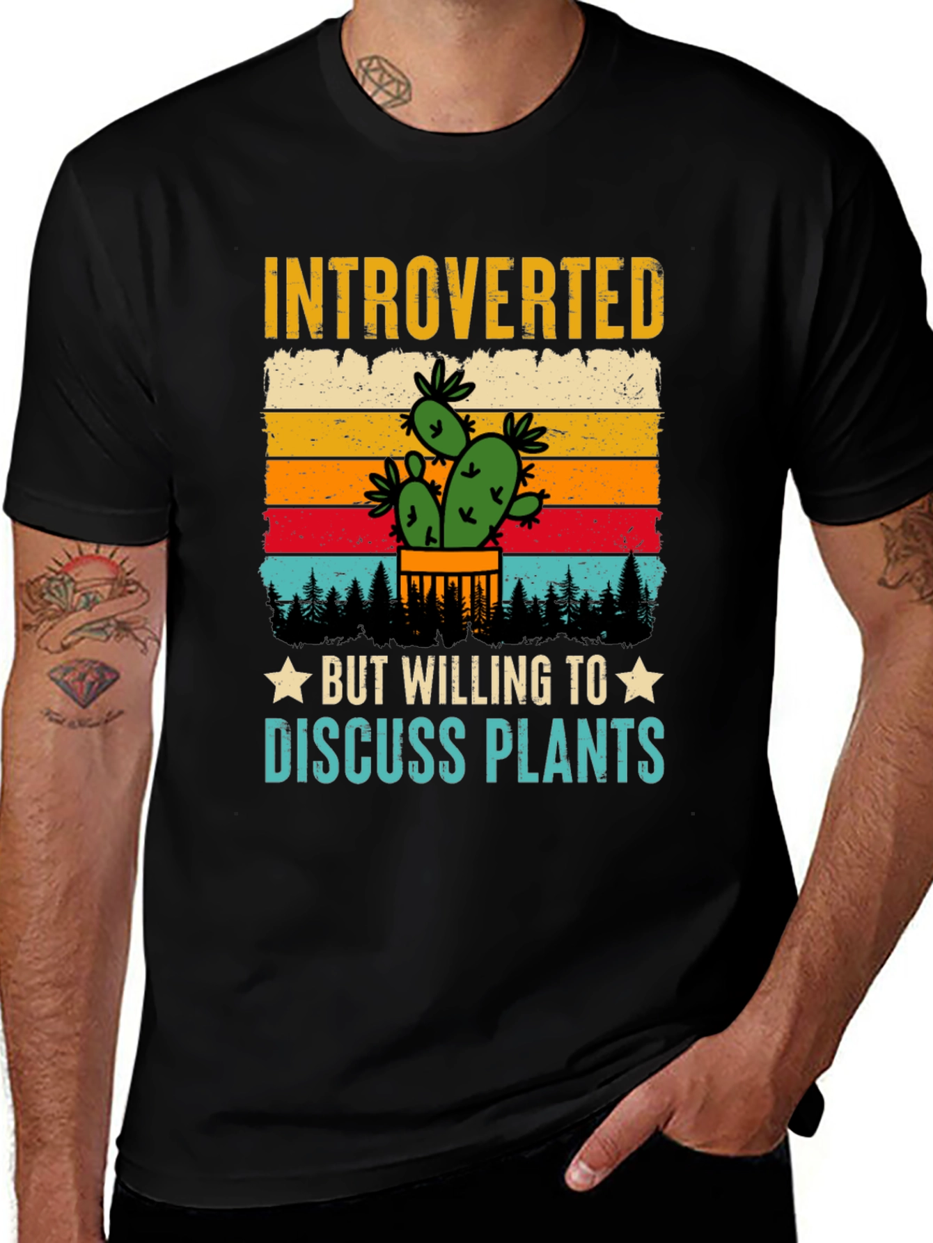 Variant 3 of Introverted Plant Lover T-Shirt
