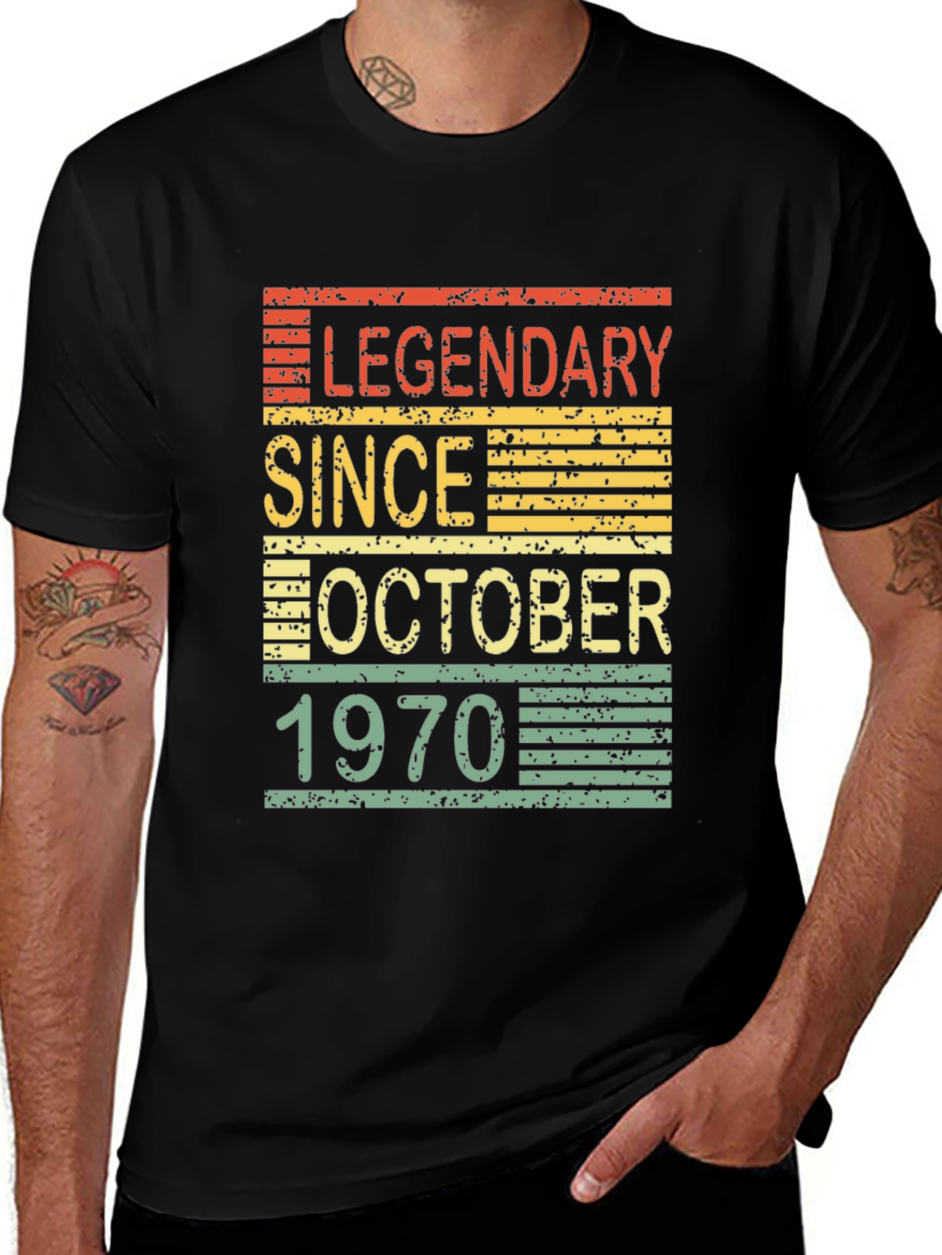 Legendary Since October 1970 Birthday T-Shirt