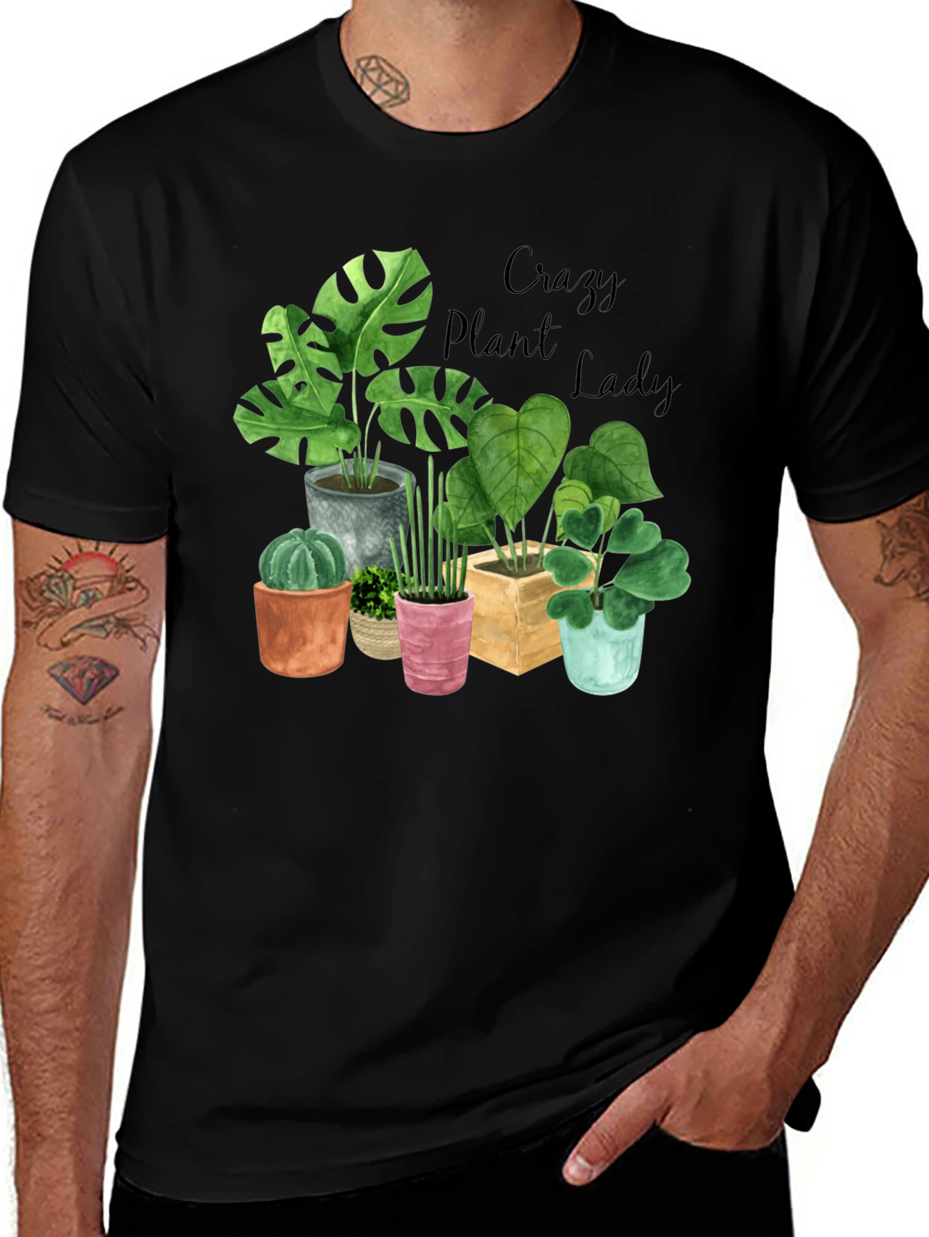 Variant 11 of Crazy Plant Lady Graphic Tee