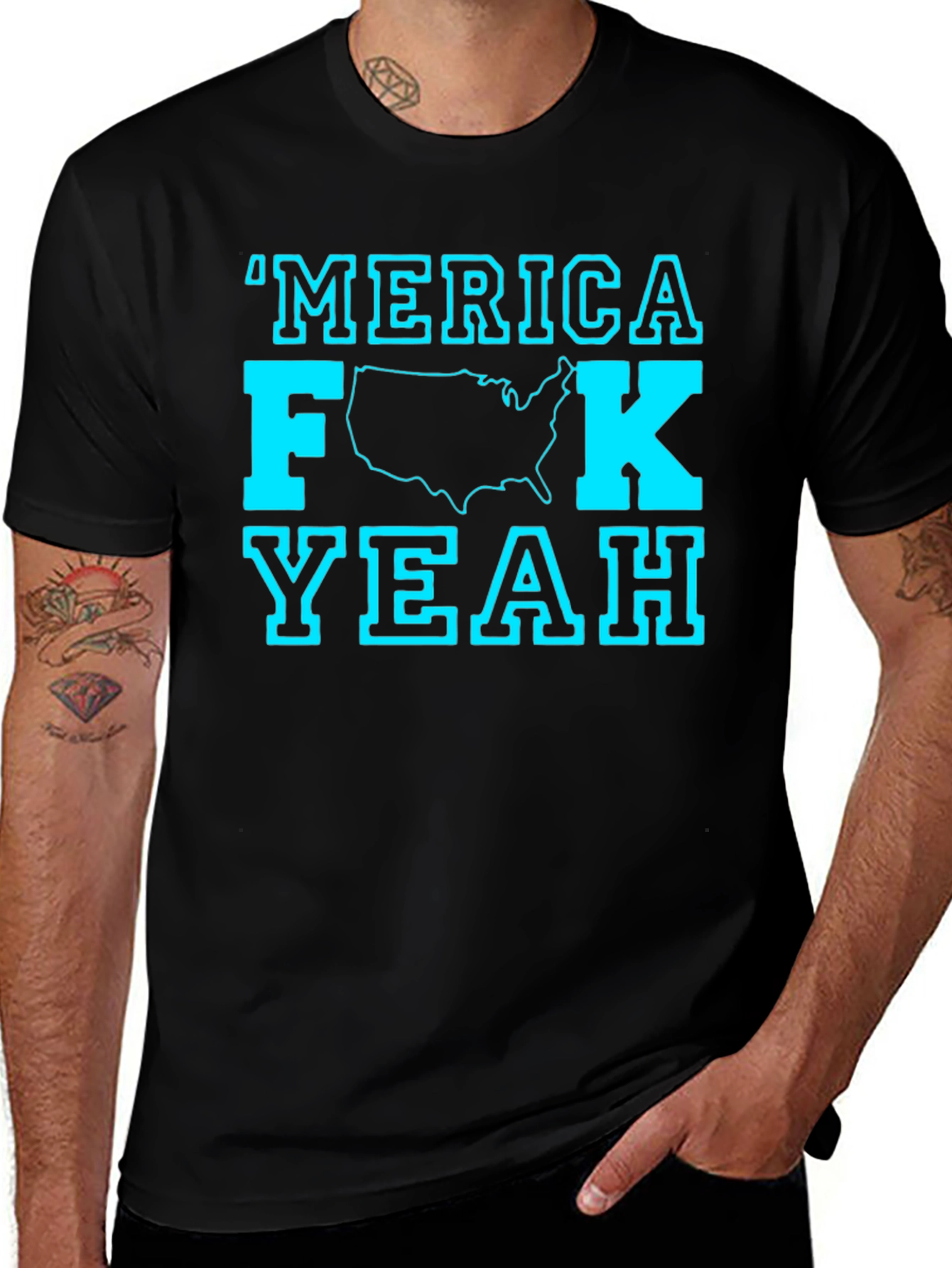 Variant 13 of Merica F Yeah Graphic T-Shirt
