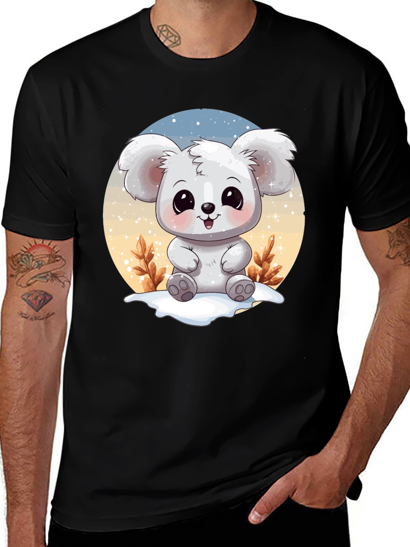 Variant 23 of Cute Koala Bear Graphic Tee - Soft Cotton Comfort