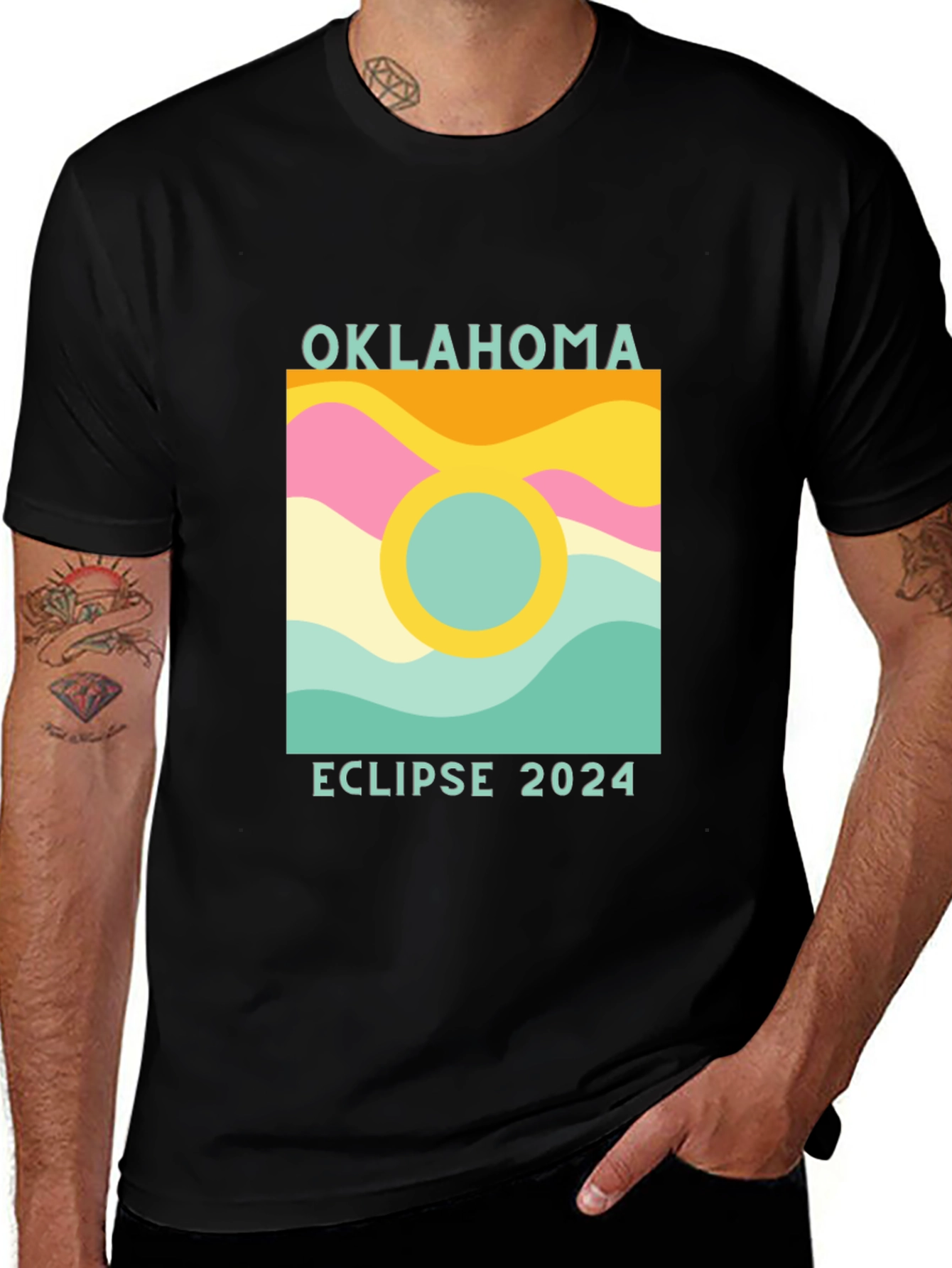 Variant 10 of Oklahoma Eclipse 2024 T-Shirt