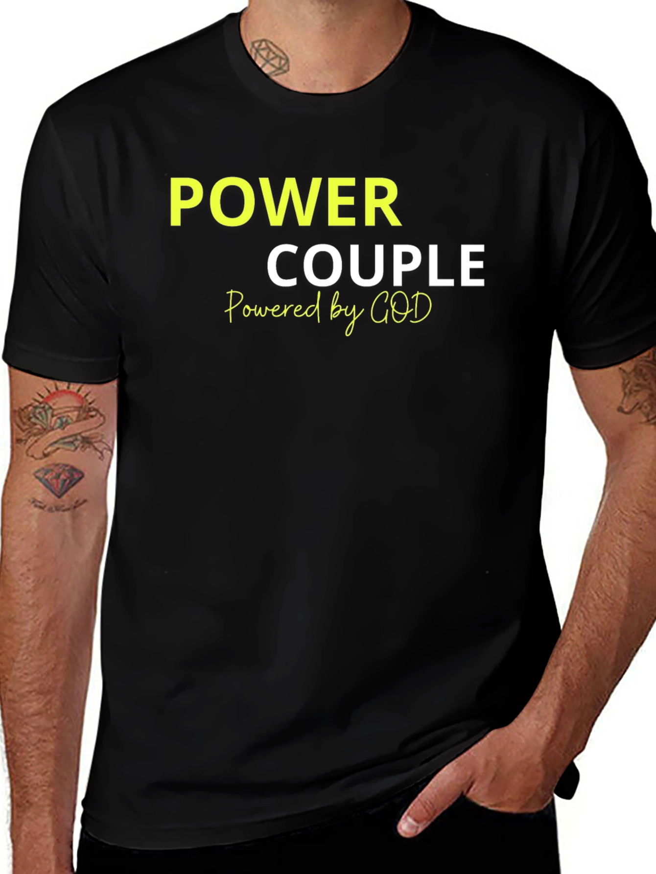 Variant 21 of Power Couple T-Shirt - Faith Based Apparel