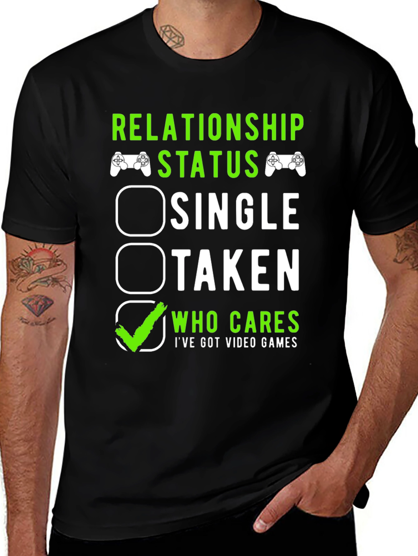 Variant 2 of Gamer Relationship Status T-Shirt - Funny Video Game Tee