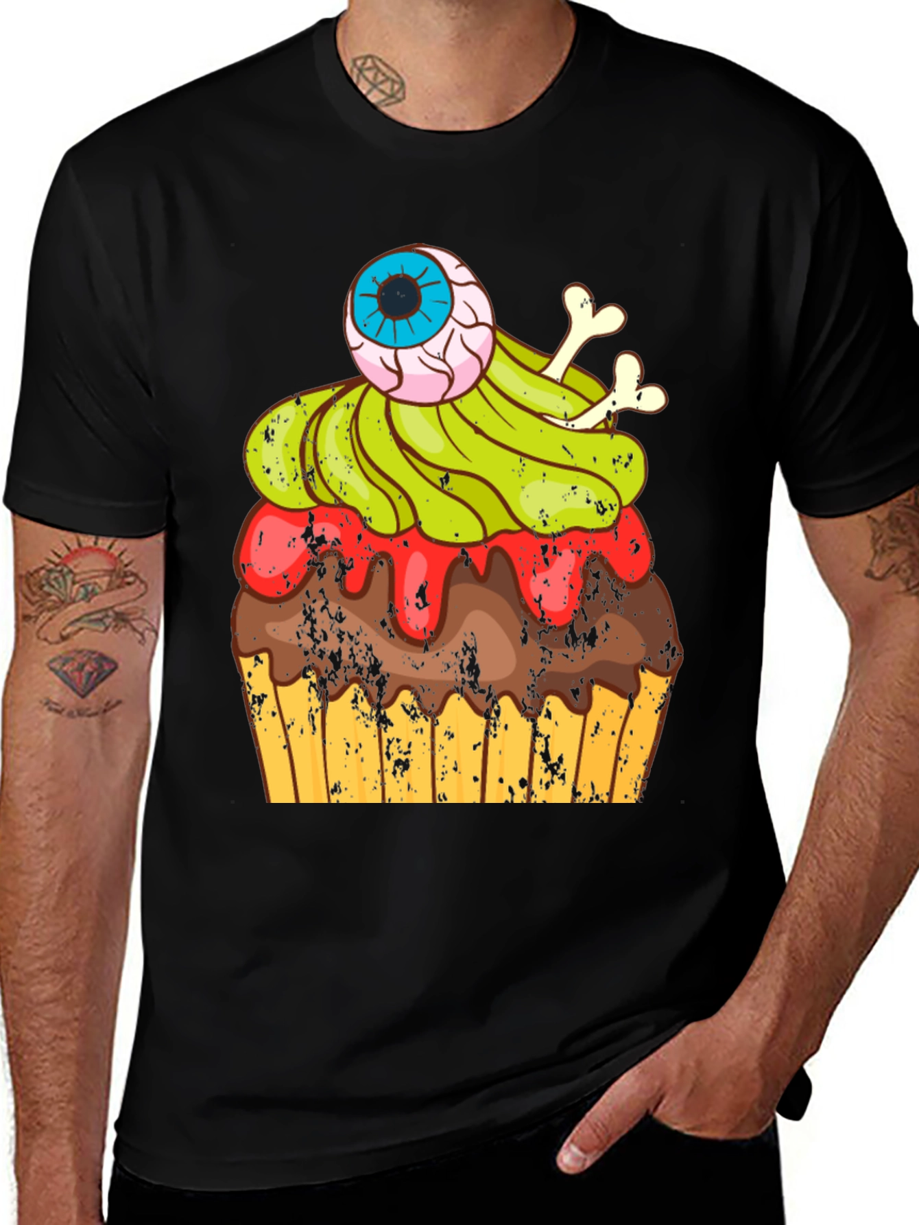 Spooky Halloween Cupcake T-Shirt