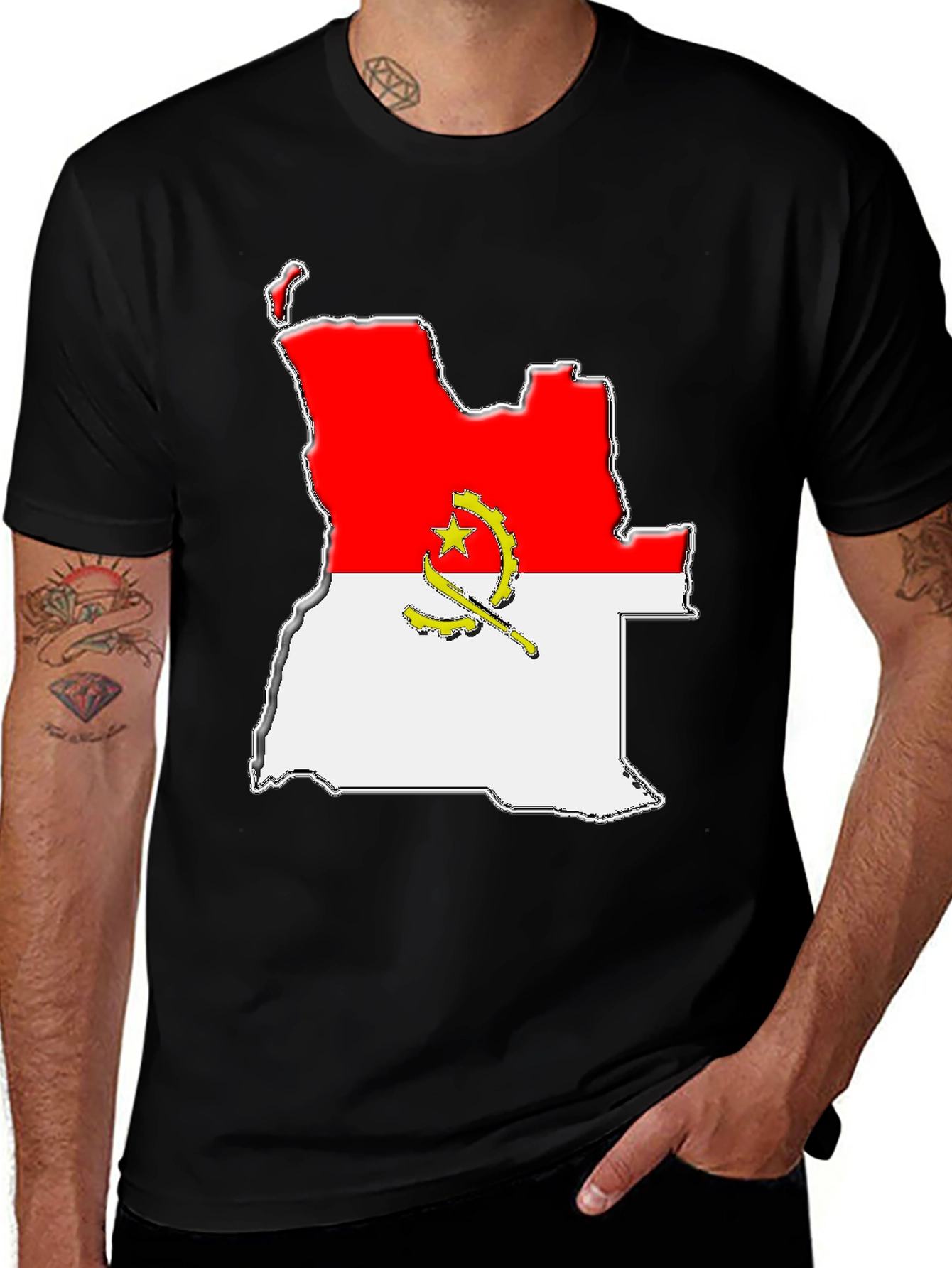Angola Flag T-Shirt | Angola Pride