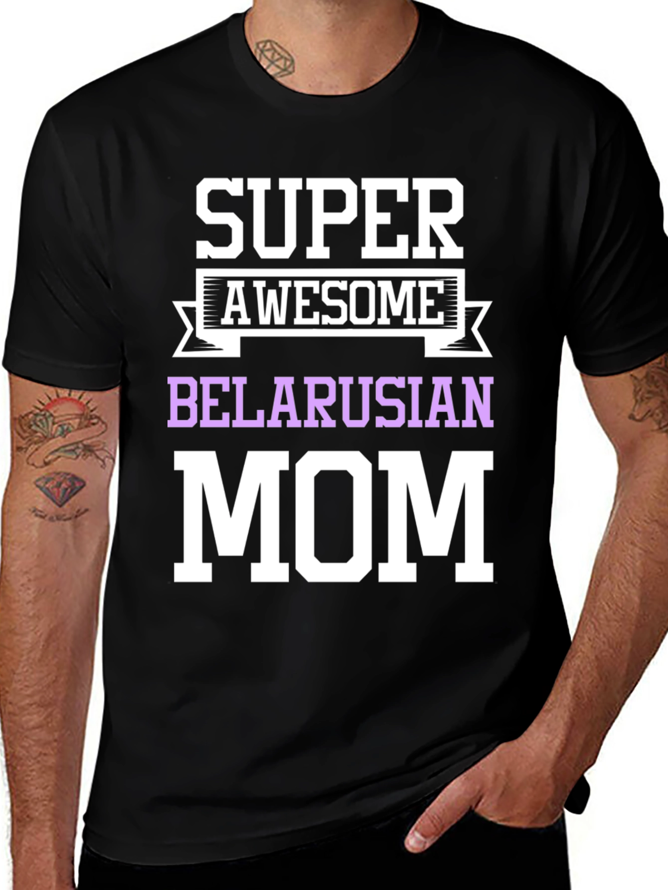 Super Awesome Belarusian Mom T-Shirt