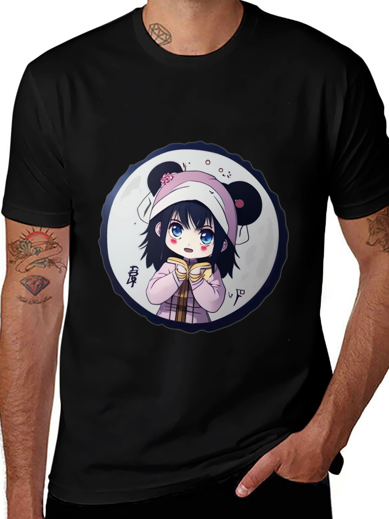 Variant 17 of Anime Girl Graphic Tee - Unique Design