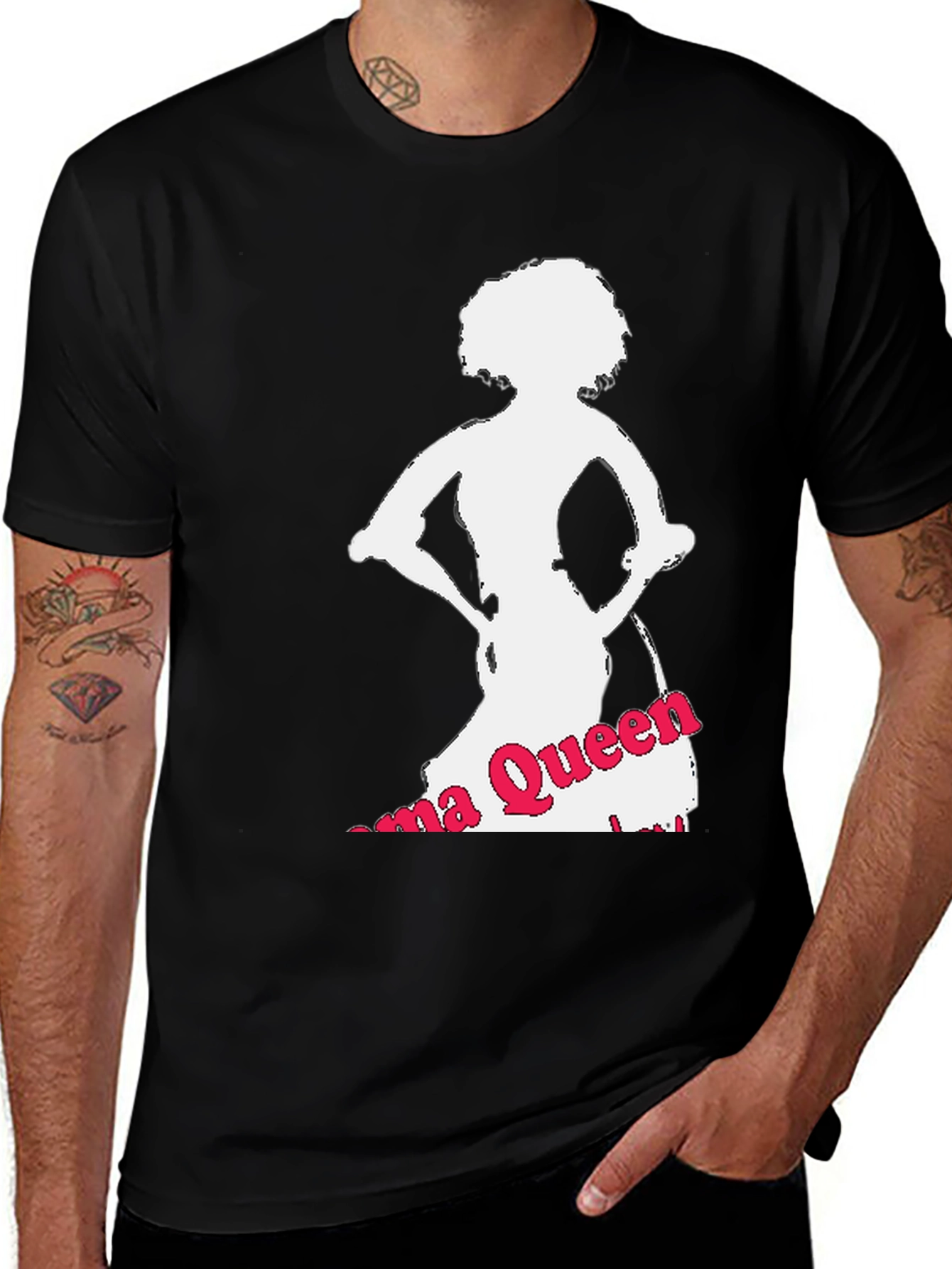 Drama Queen Tee - Black Graphic T-Shirt