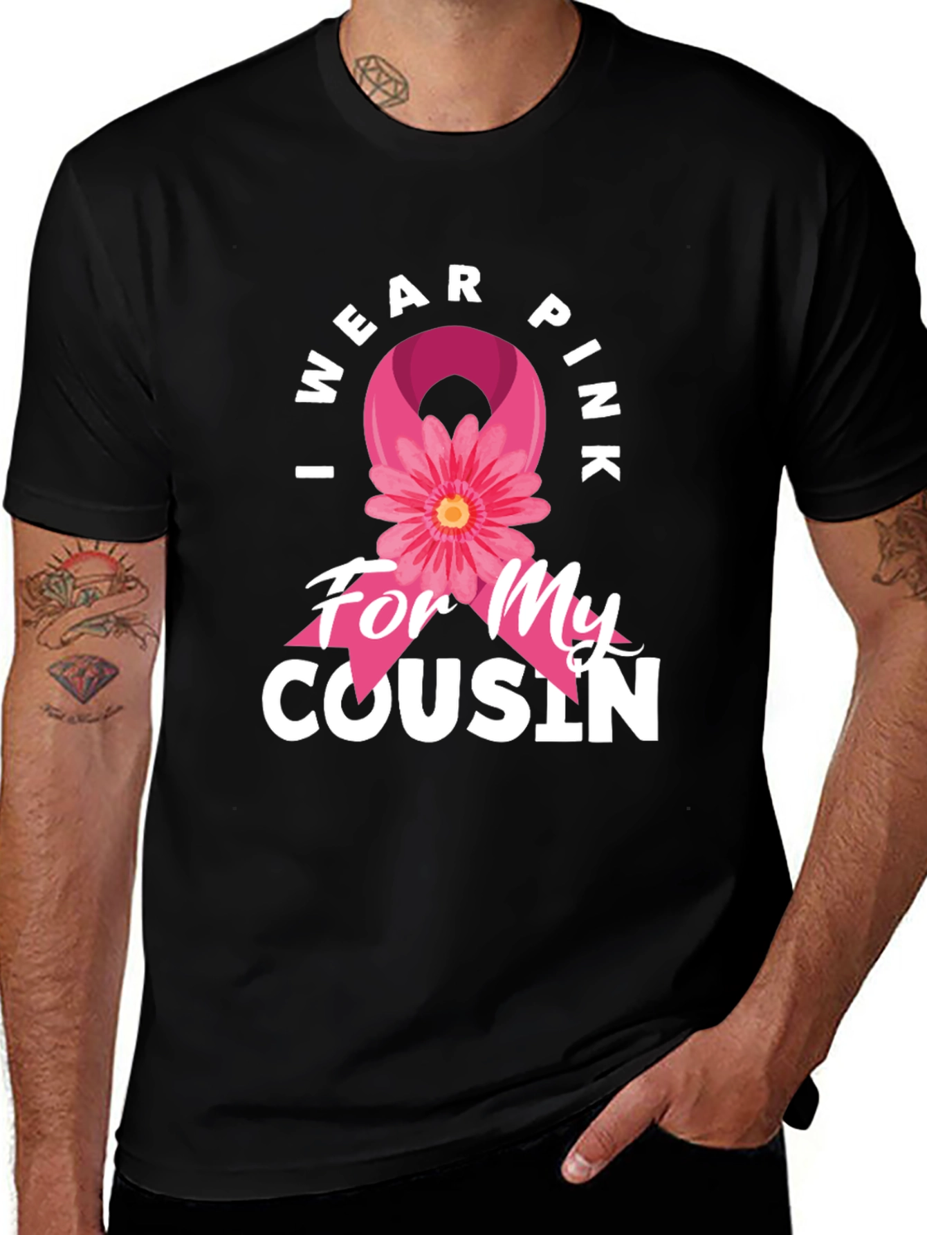 Variant 21 of I Wear Pink For My Cousin T-Shirt