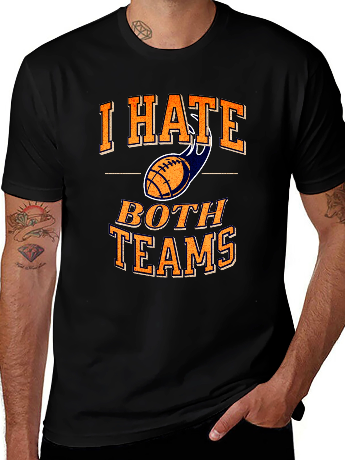 Variant 19 of I Hate Both Teams T-Shirt