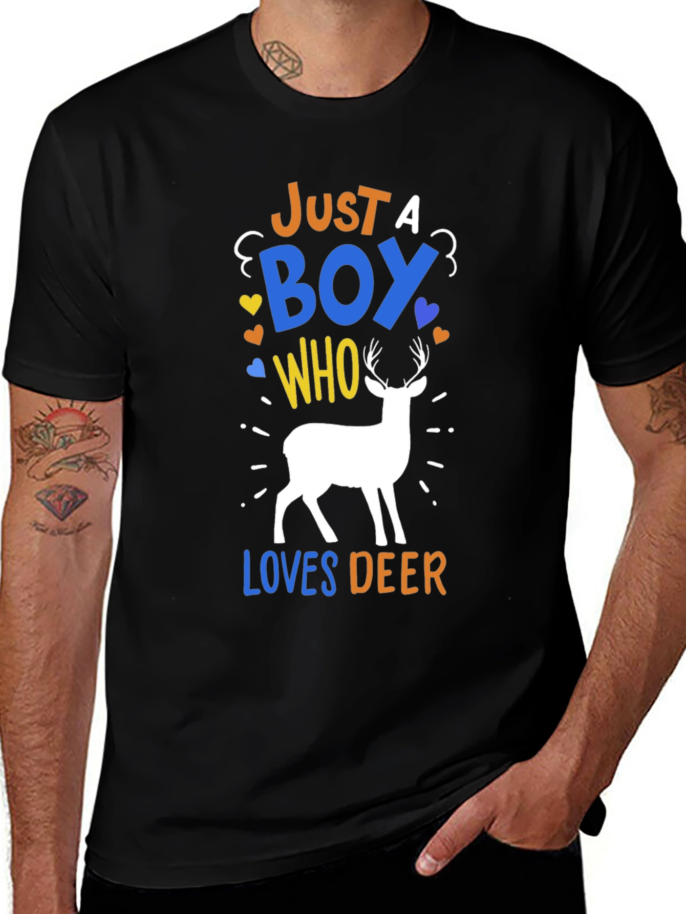 Variant 28 of Just A Boy Who Loves Deer T-Shirt