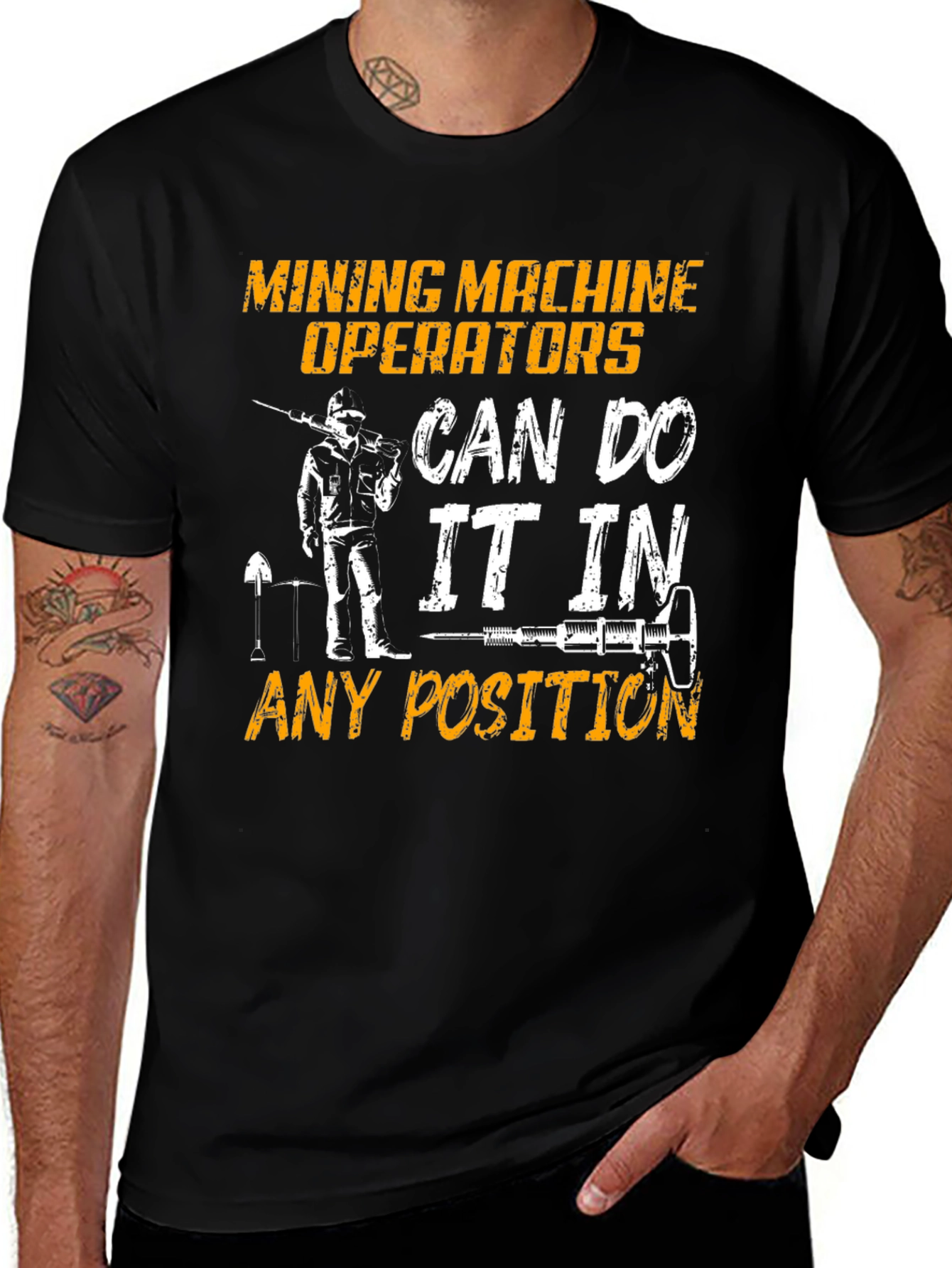 Variant 18 of Mining Machine Operators T-Shirt