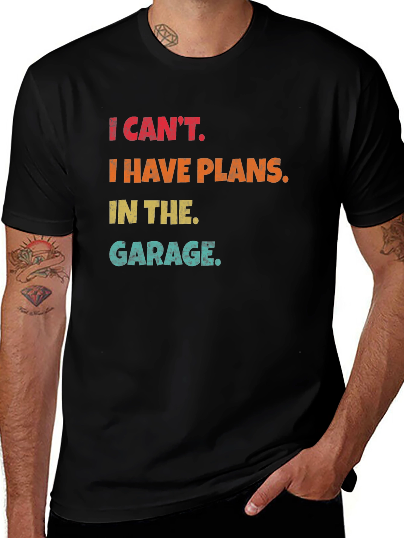 Variant 27 of I Can't, Garage Plans Funny T-Shirt