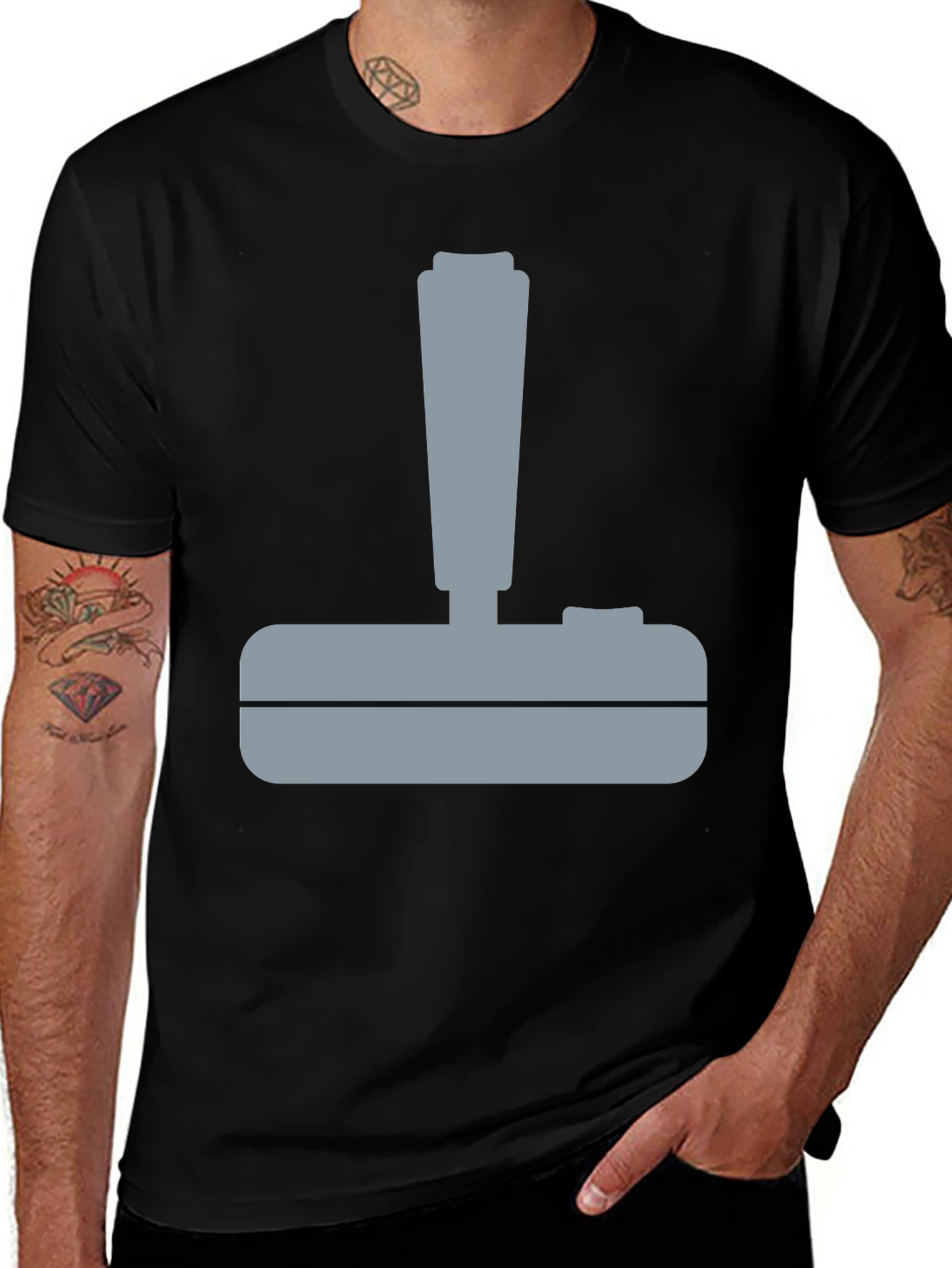 Retro Gaming T-Shirt - Joystick Design