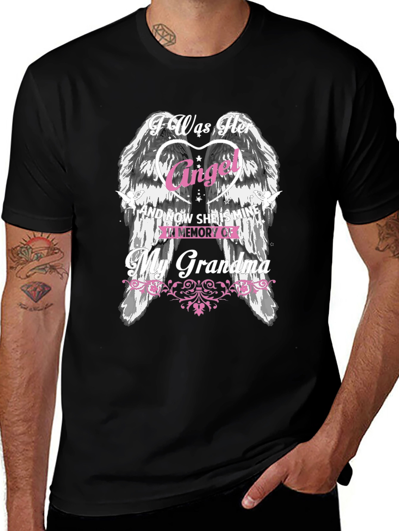 Variant 10 of In Memory Of My Grandma Angel Wings T-Shirt