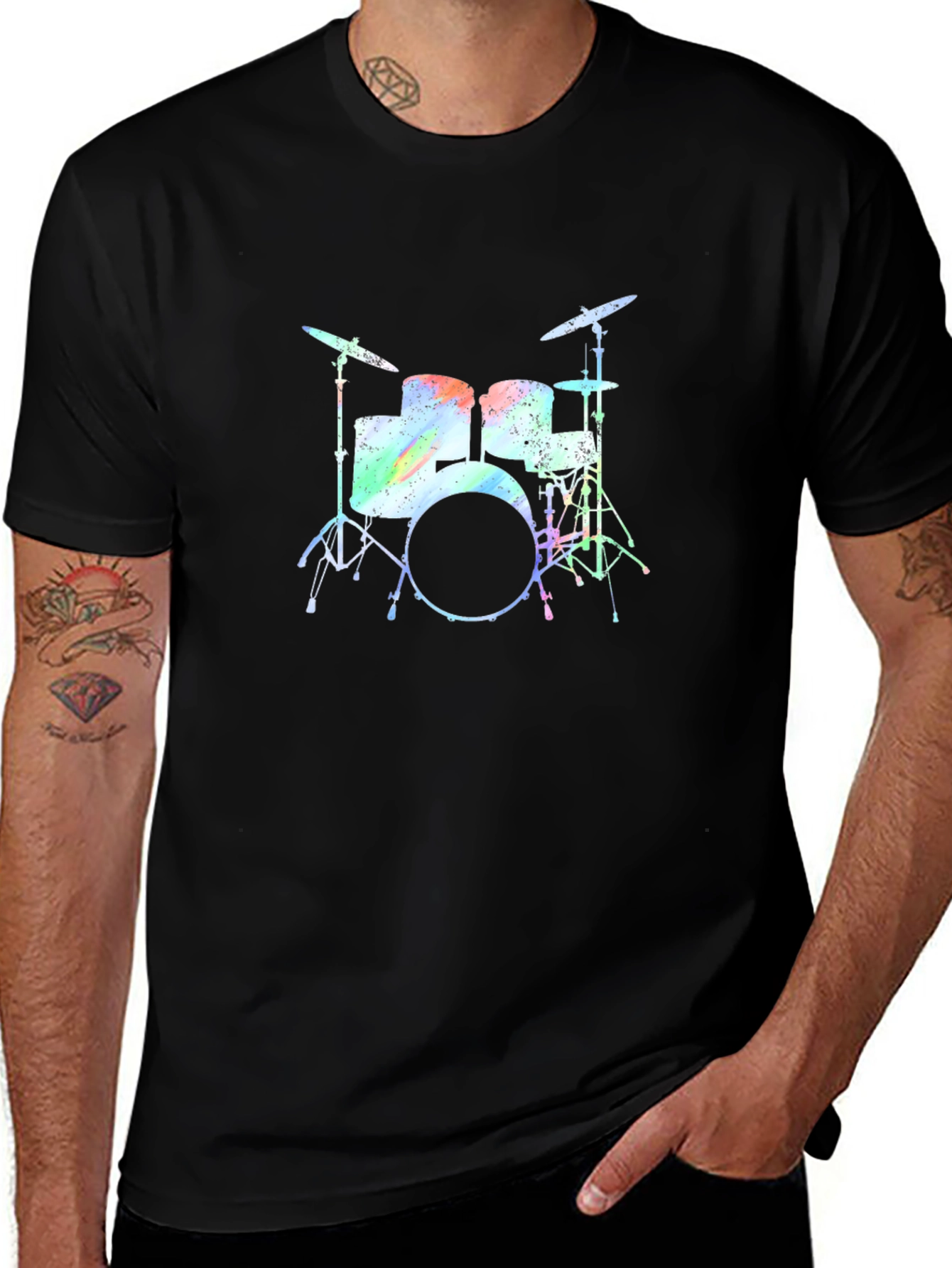 Cool Drum Set Graphic Tee