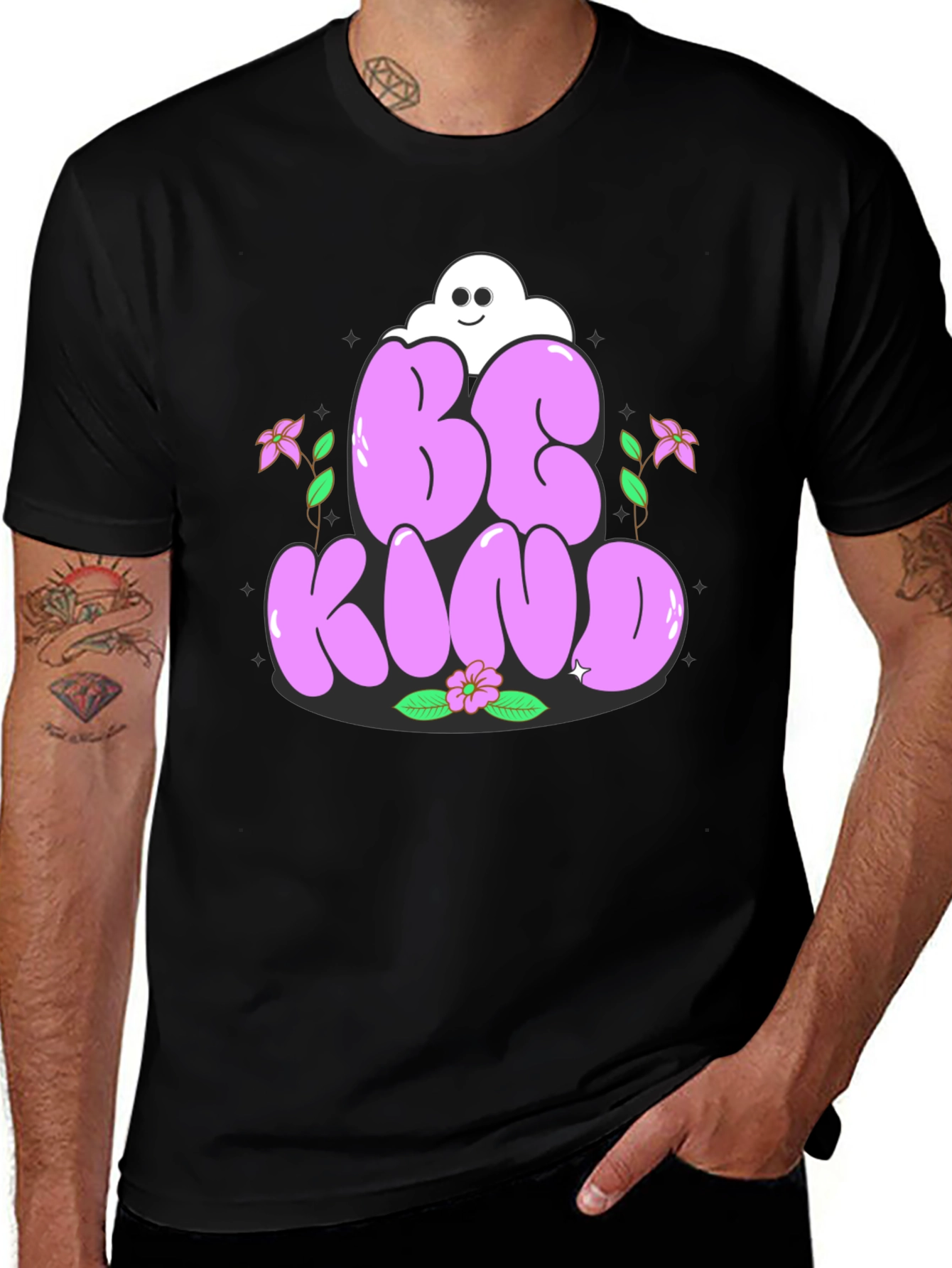 Variant 3 of Be Kind Graphic Tee - Stylish Unisex T-Shirt