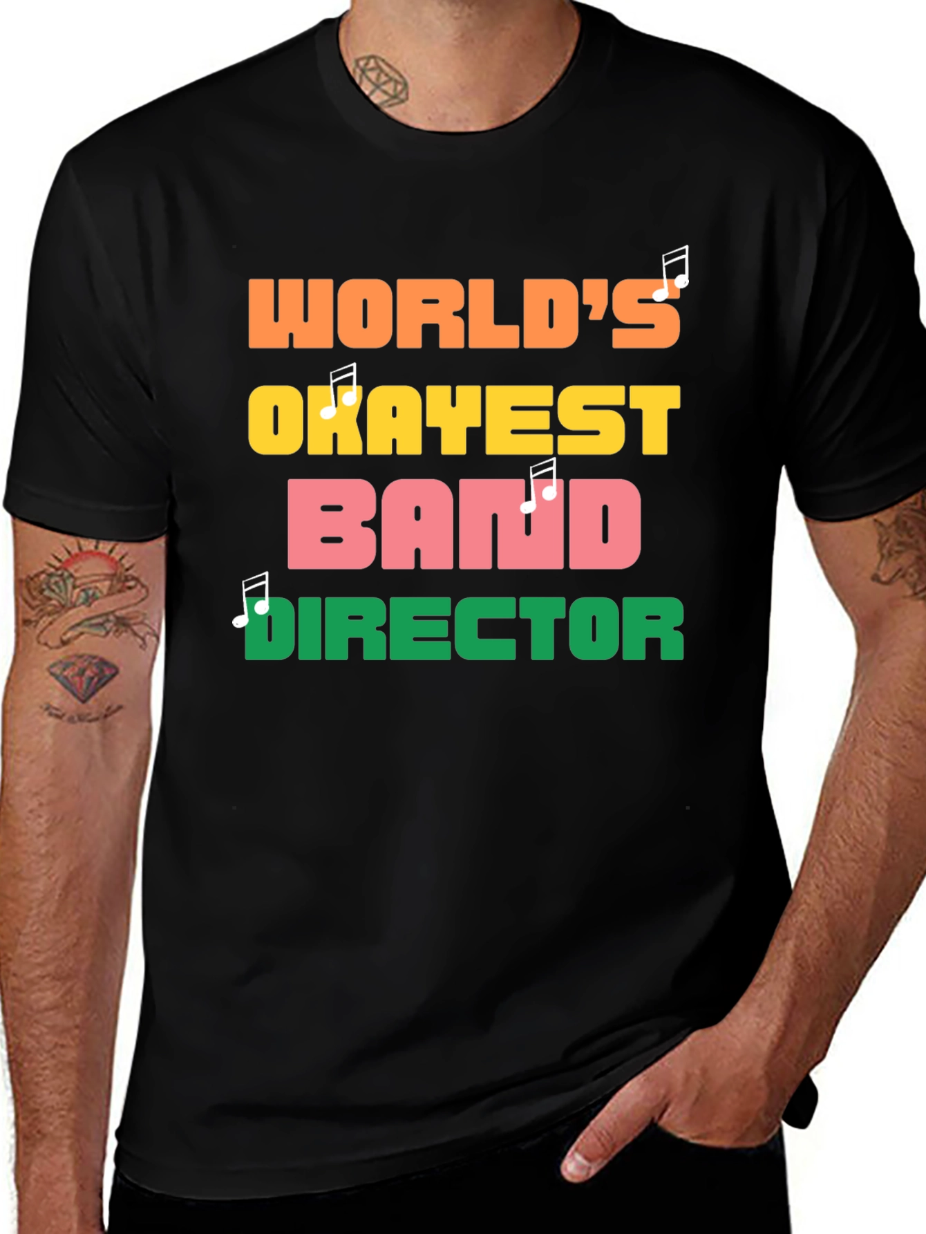 Variant 22 of World's Okayest Band Director Graphic Tee