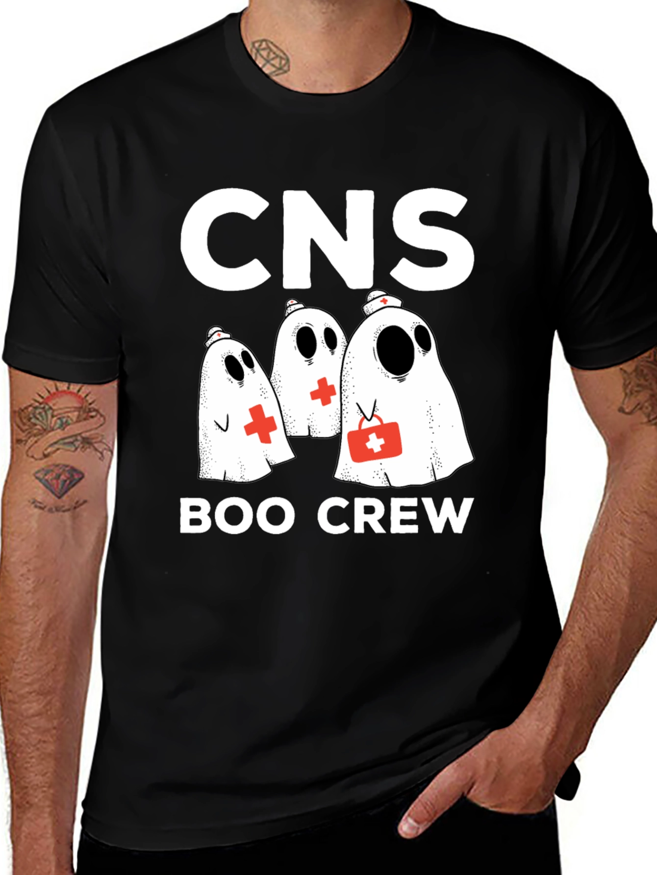 CNS Boo Crew Halloween Nurse T-Shirt
