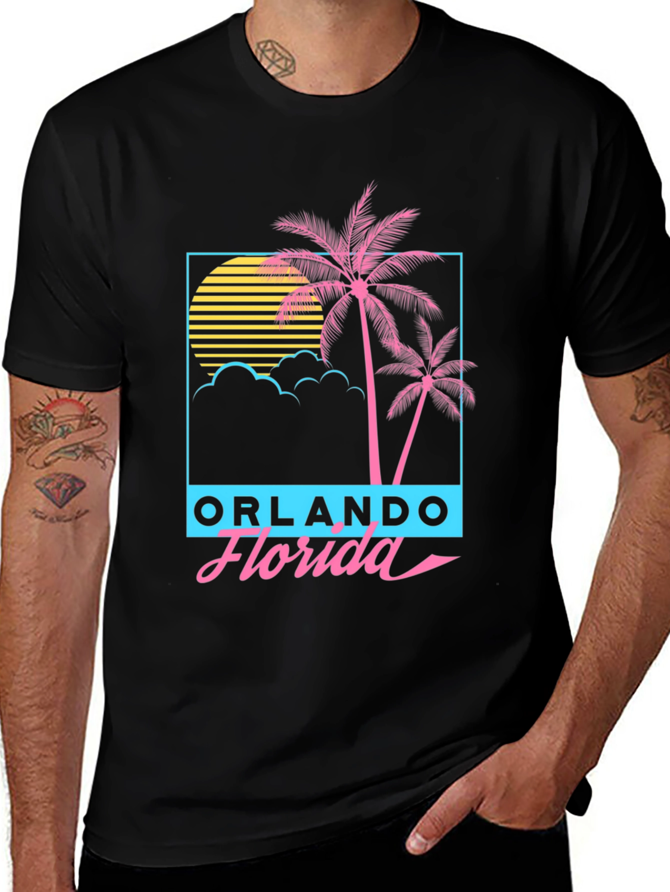 Variant 16 of Orlando Florida Retro Graphic T-Shirt