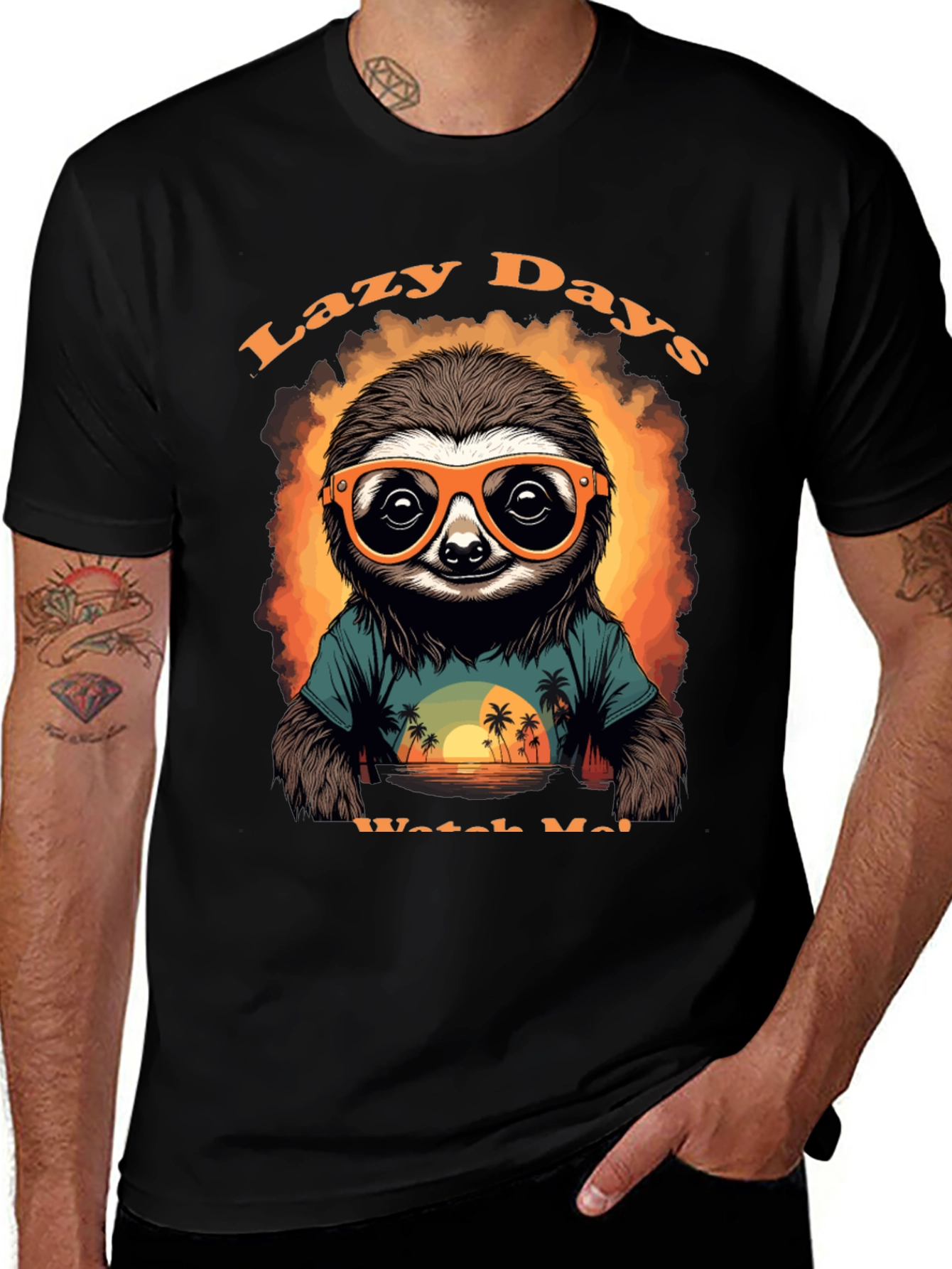 Variant 3 of Lazy Days Sloth T-Shirt