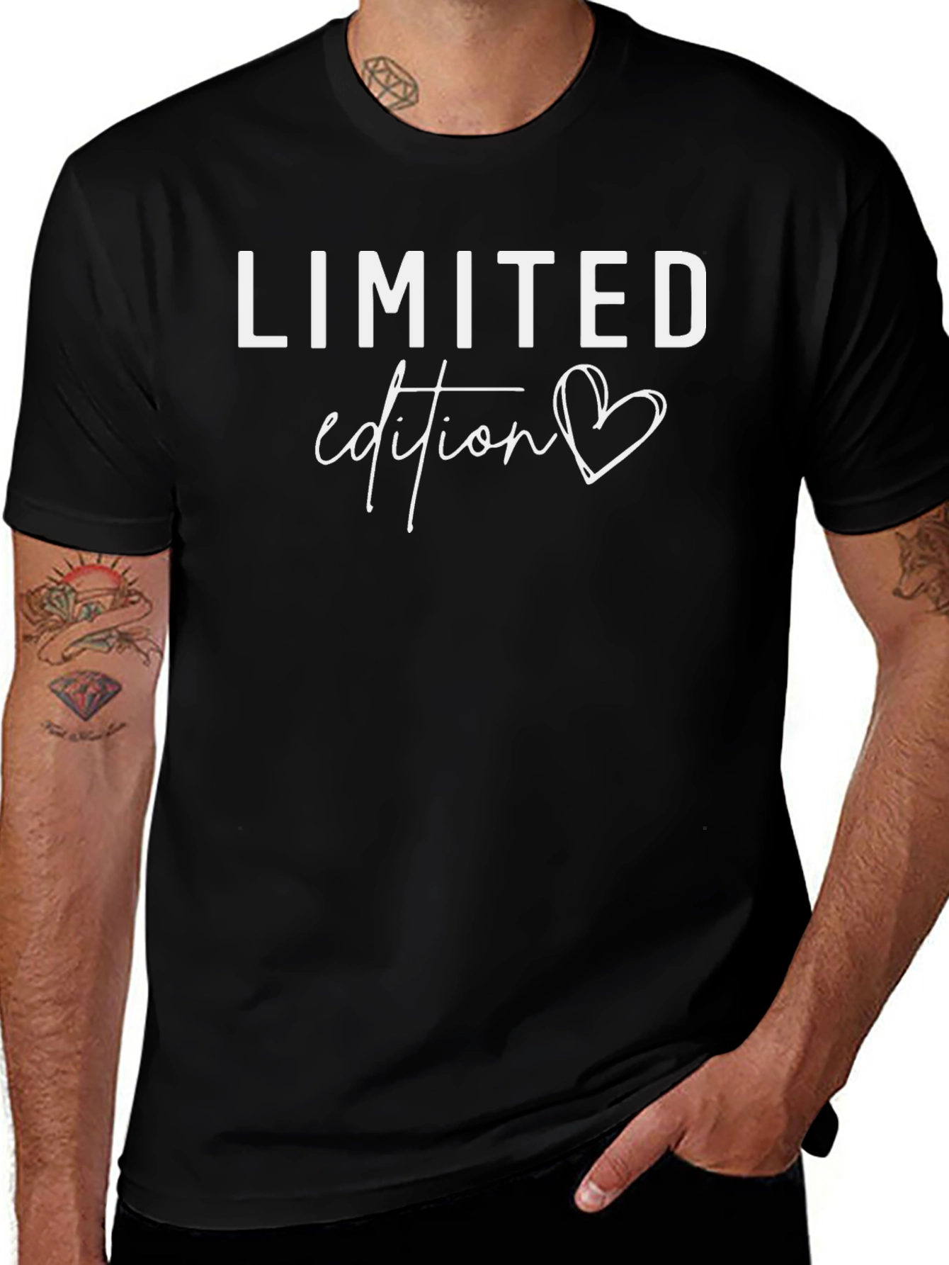 Variant 10 of Limited Edition Heart Tee - Black