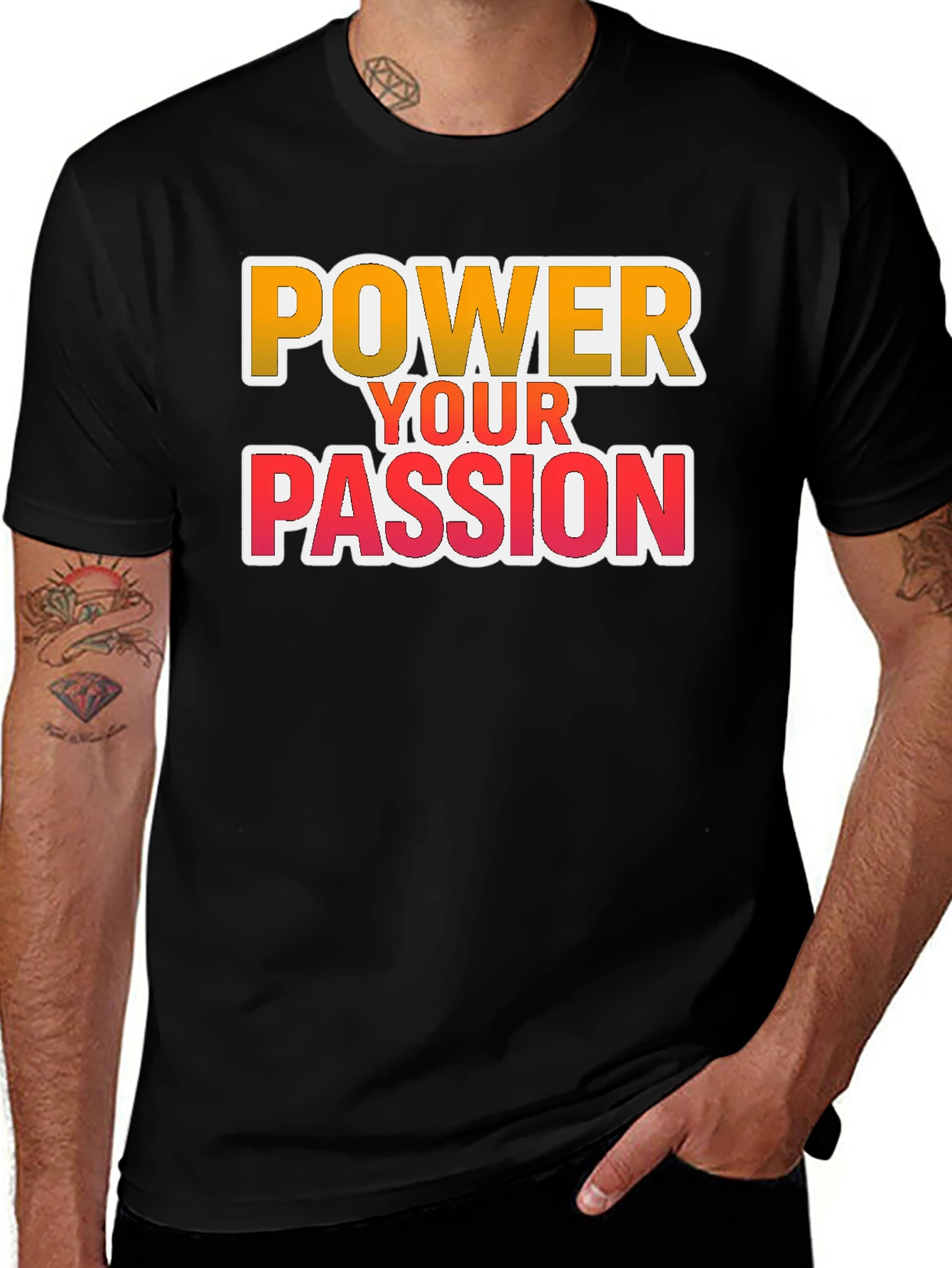 Power Your Passion T-Shirt - Motivational Graphic Tee