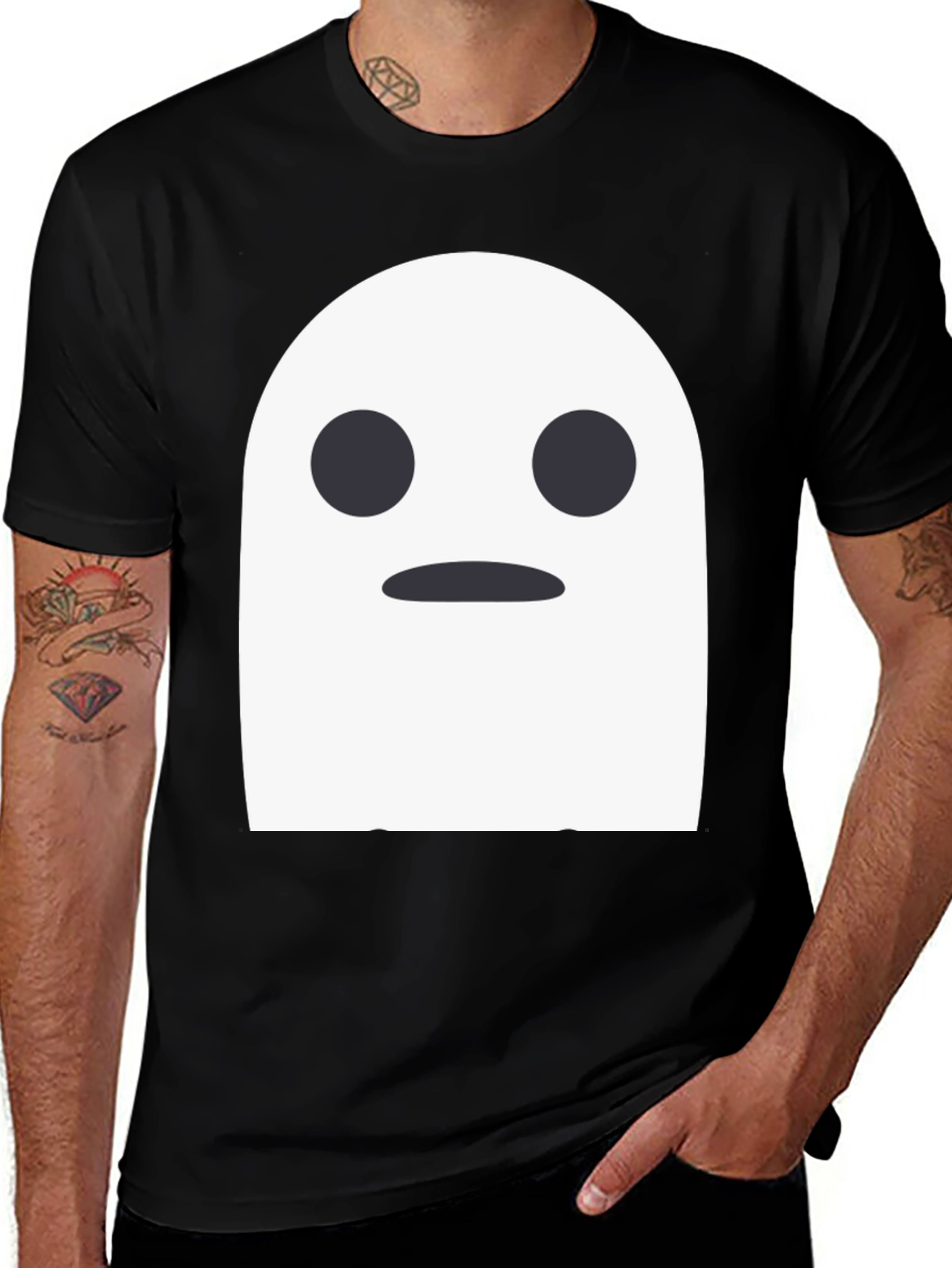 Variant 25 of Ghost Graphic Tee -  Spooky Season Shirt