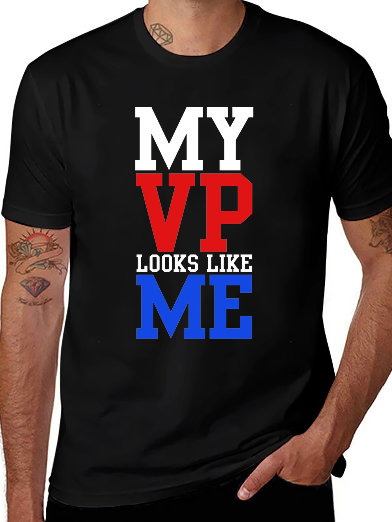 Variant 4 of My VP Looks Like Me T-Shirt - Black