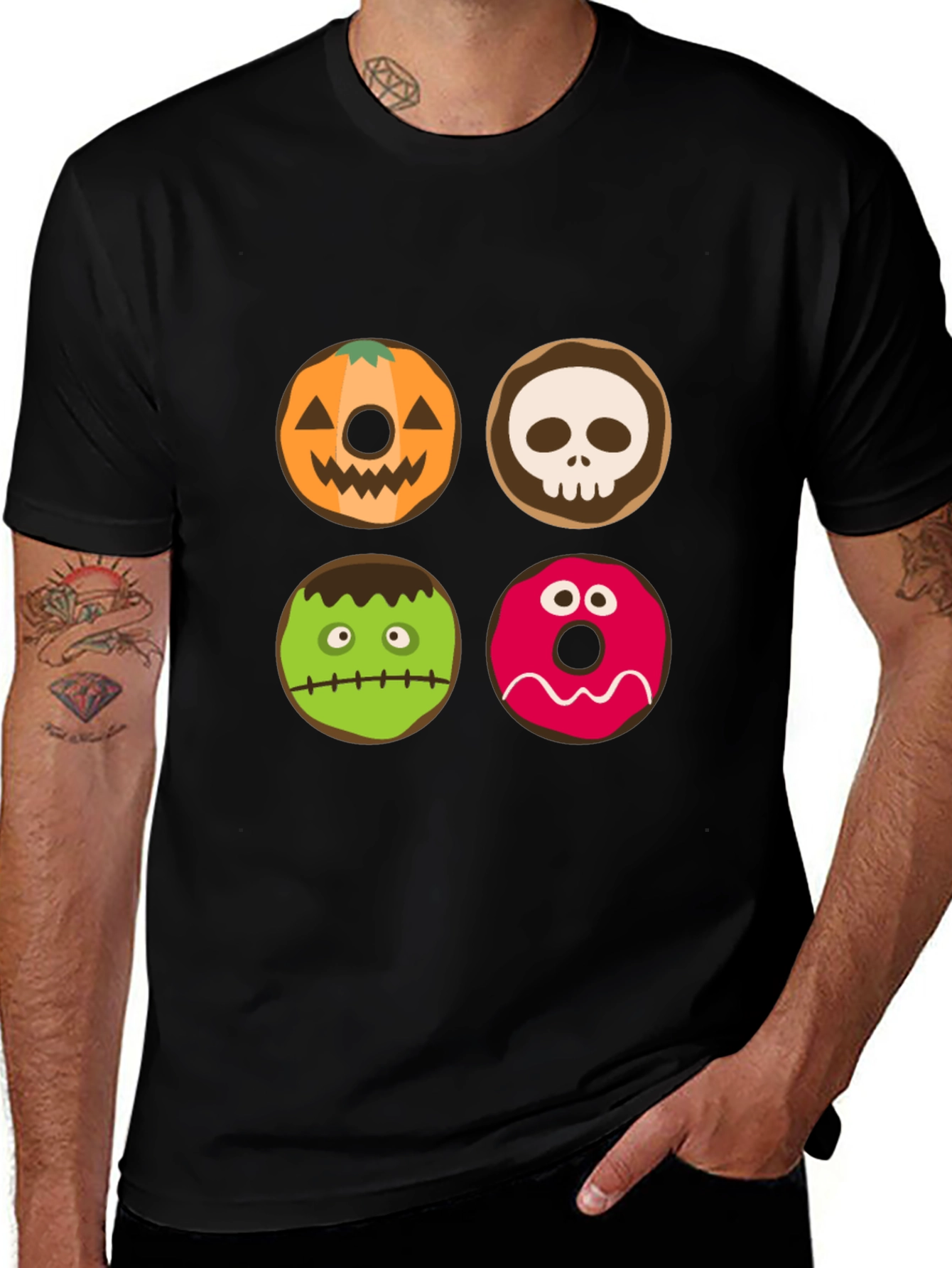Variant 17 of Halloween Donut T-Shirt