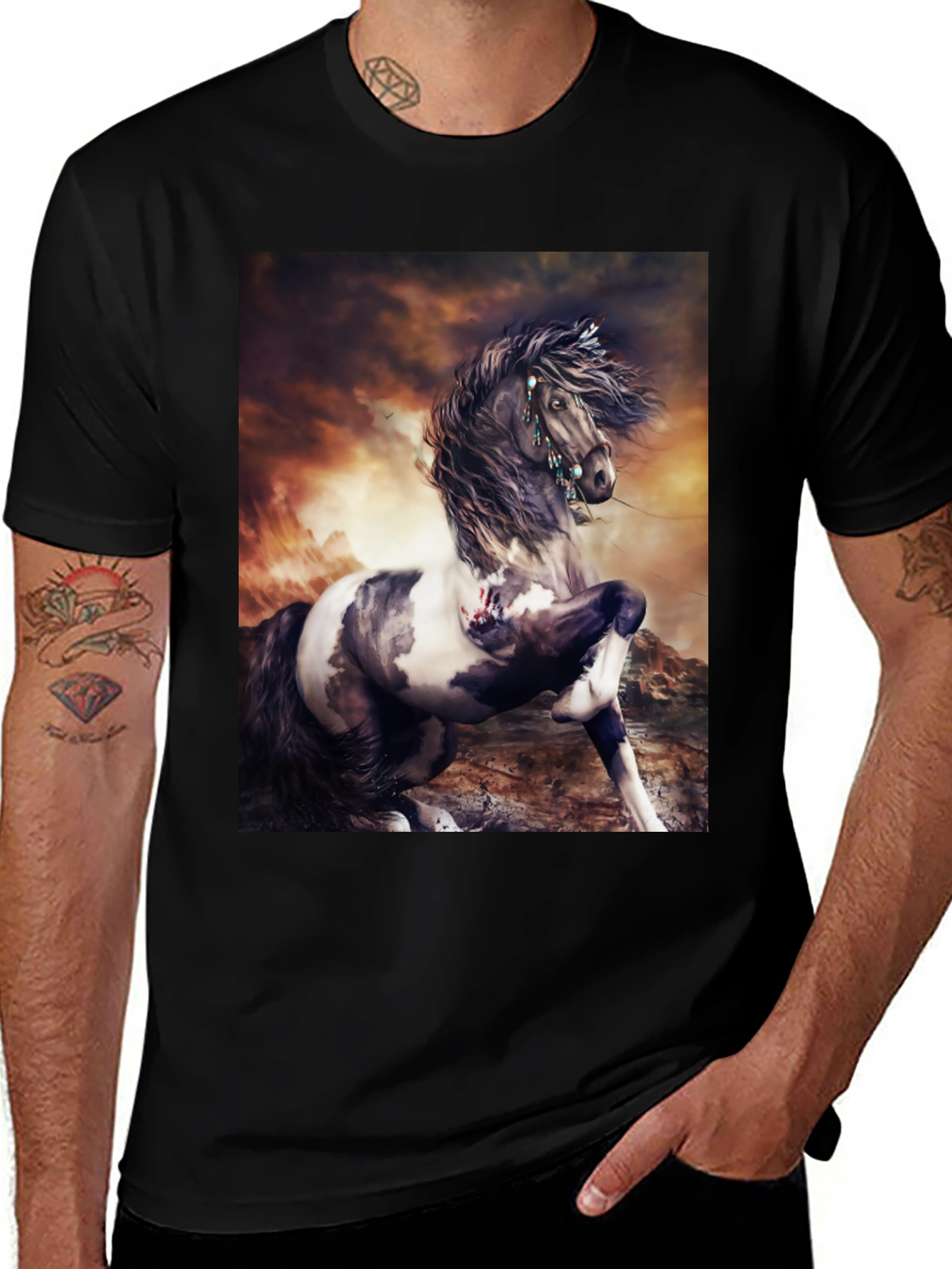 Variant 23 of Majestic Horse Graphic Tee