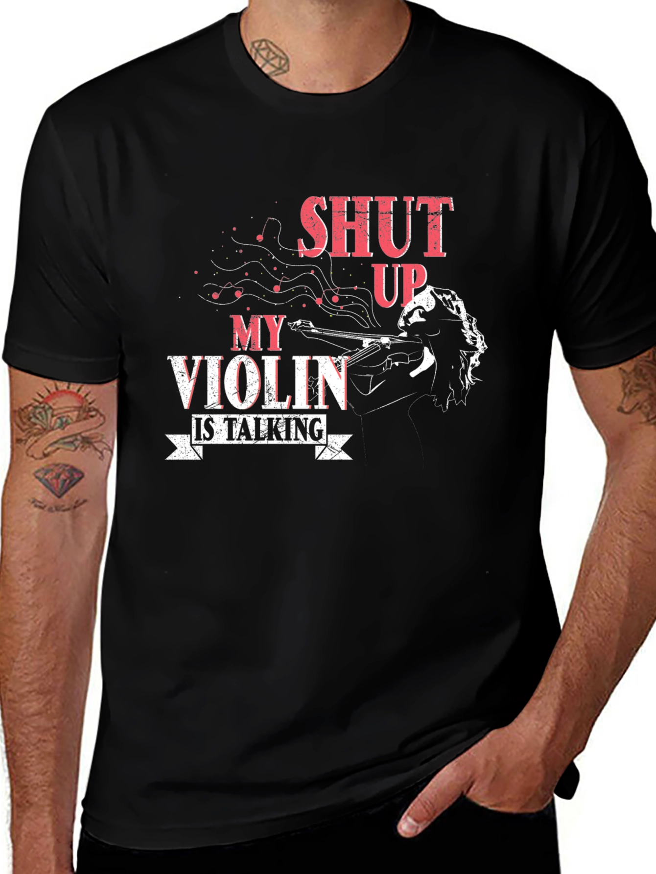 Variant 19 of Shut Up My Violin Is Talking T-Shirt