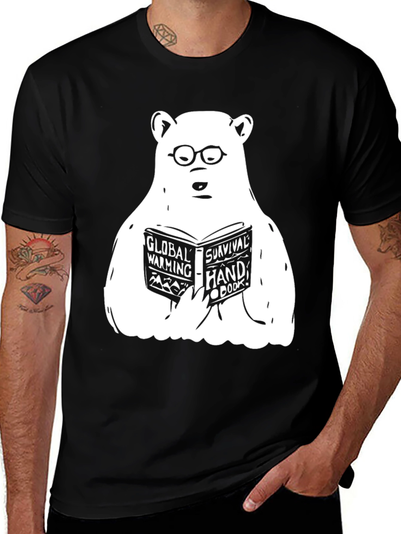 Global Warming Polar Bear T-Shirt