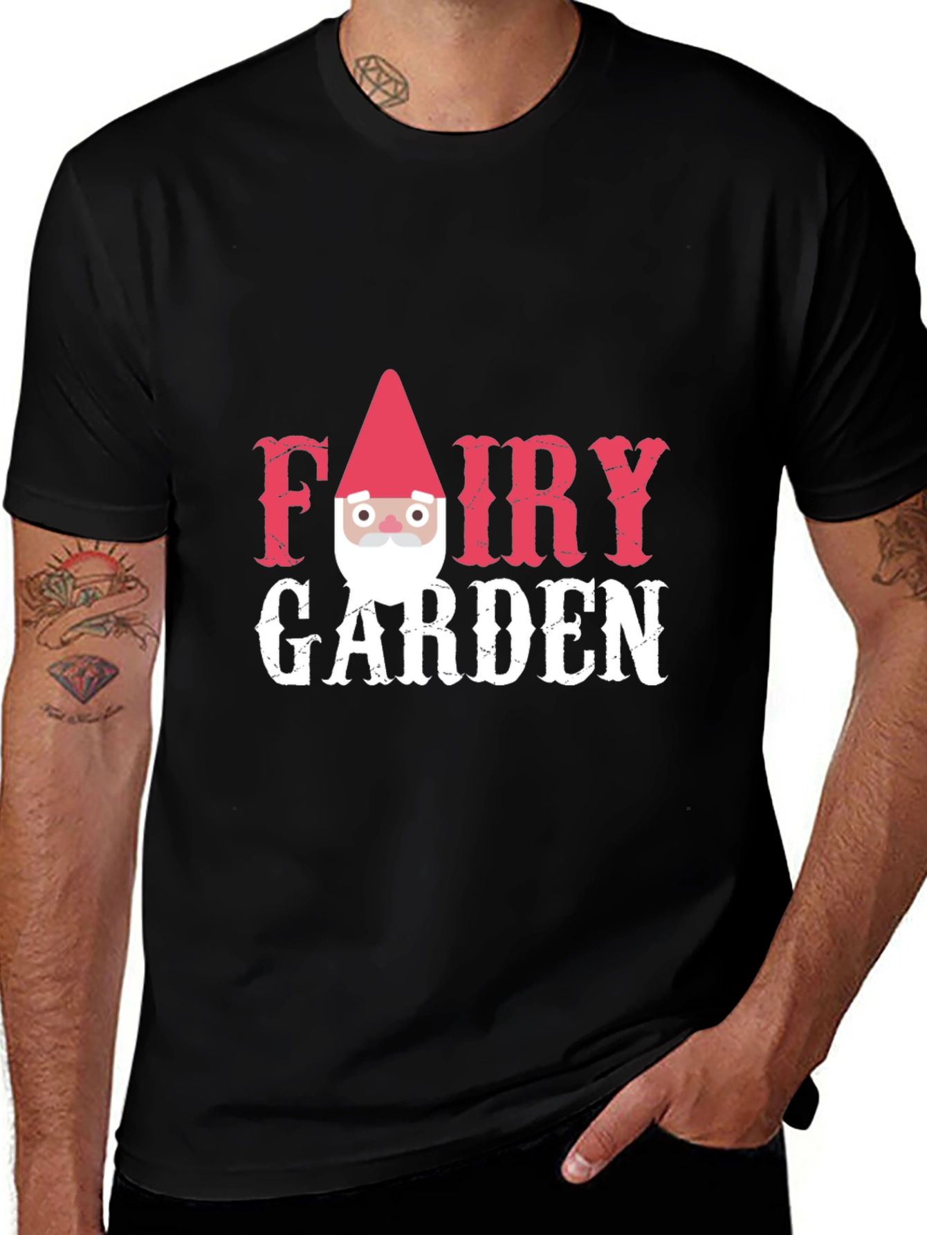 Variant 28 of Fairy Garden Gnome Graphic T-Shirt