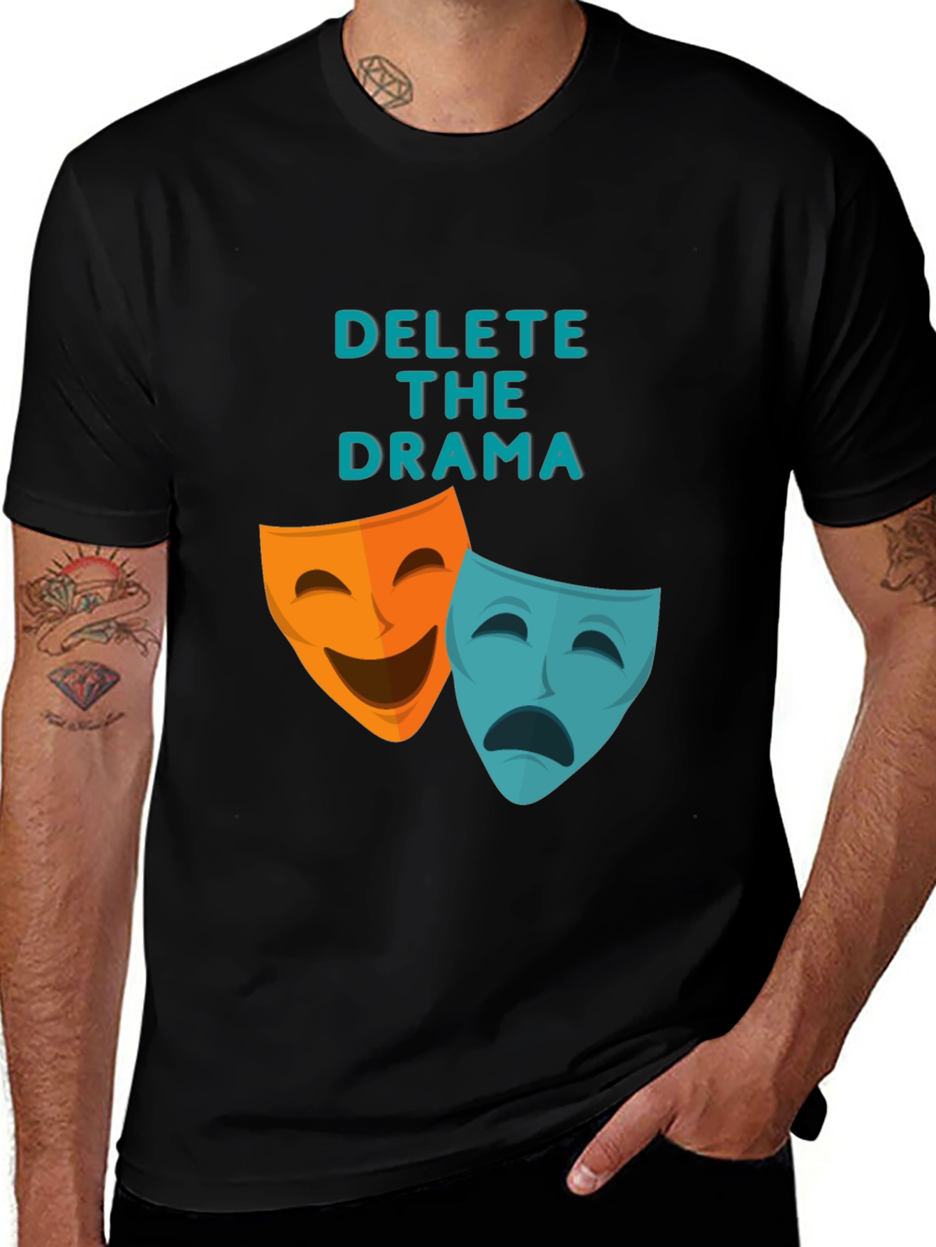 Variant 29 of Delete The Drama Graphic T-Shirt
