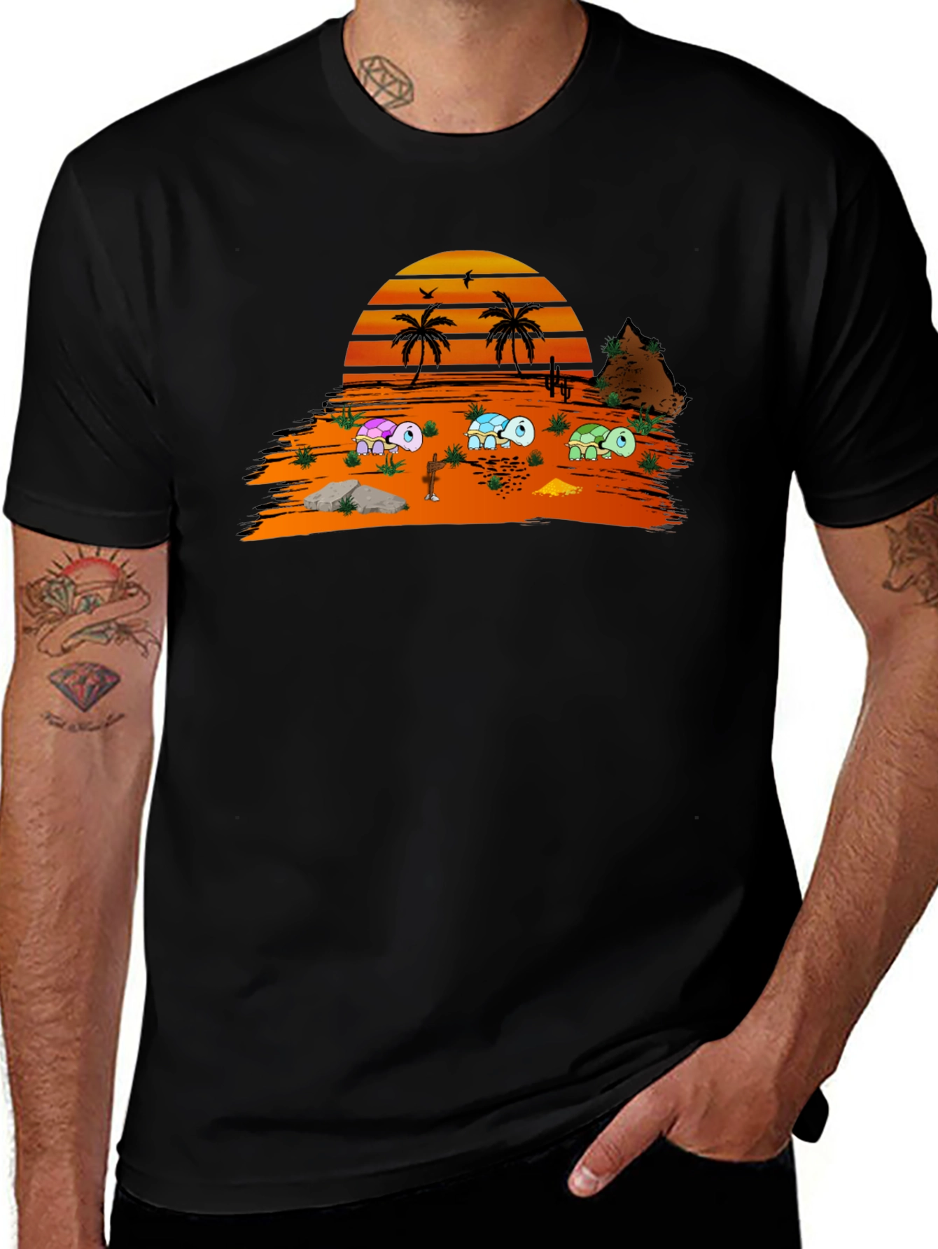 Variant 27 of Desert Turtle T-Shirt