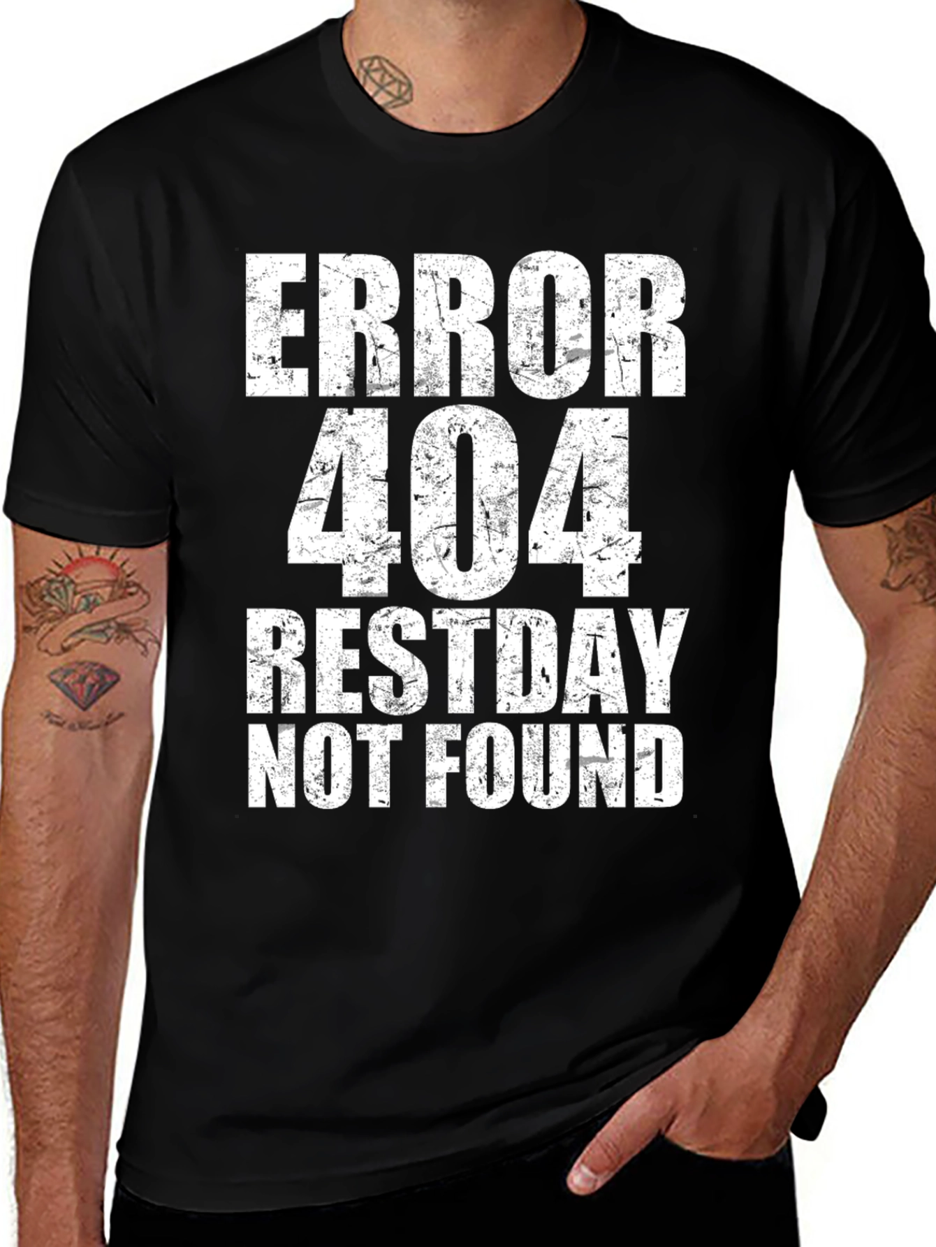 Error 404 Restday Not Found T-Shirt