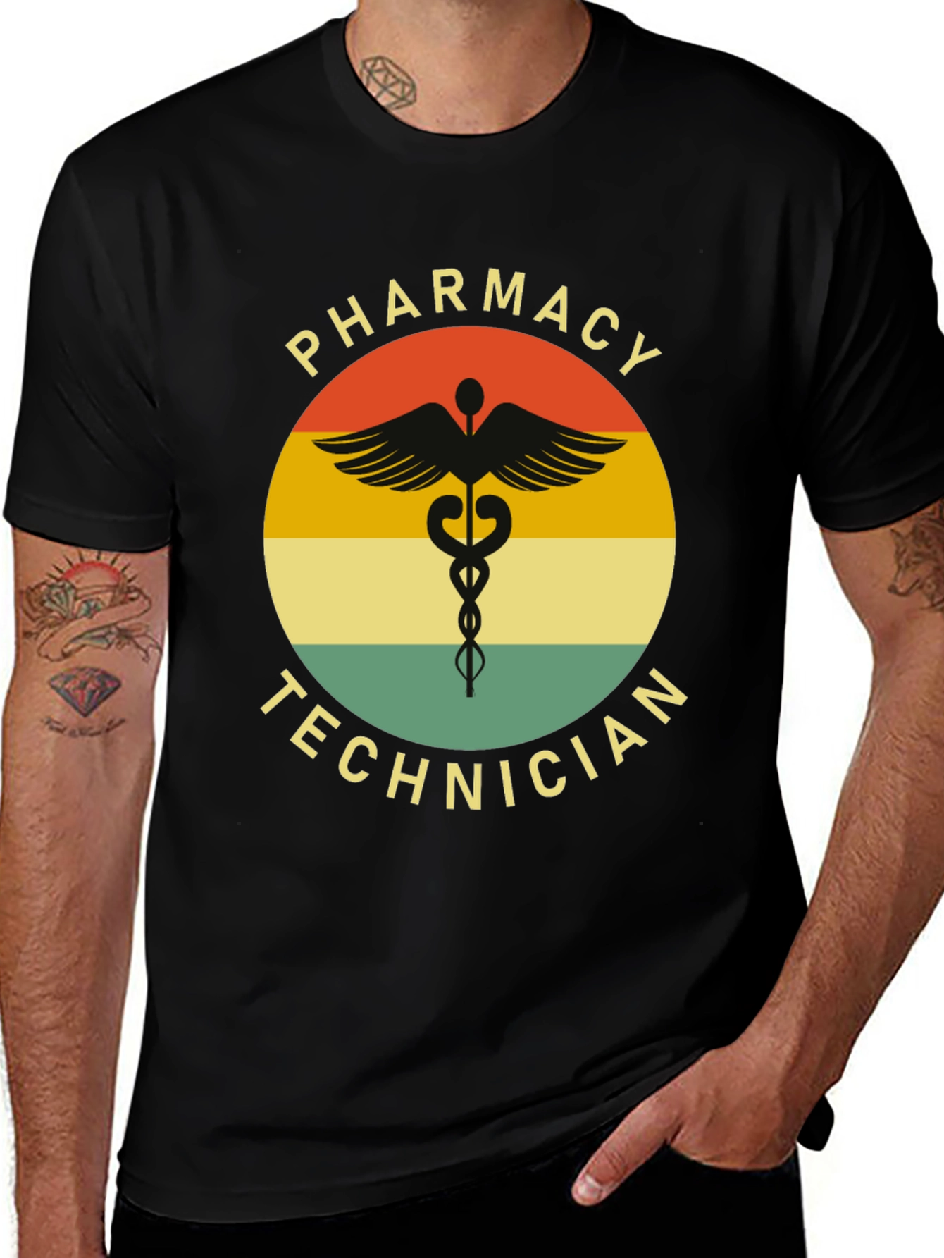 Variant 20 of Pharmacy Technician Retro T-Shirt