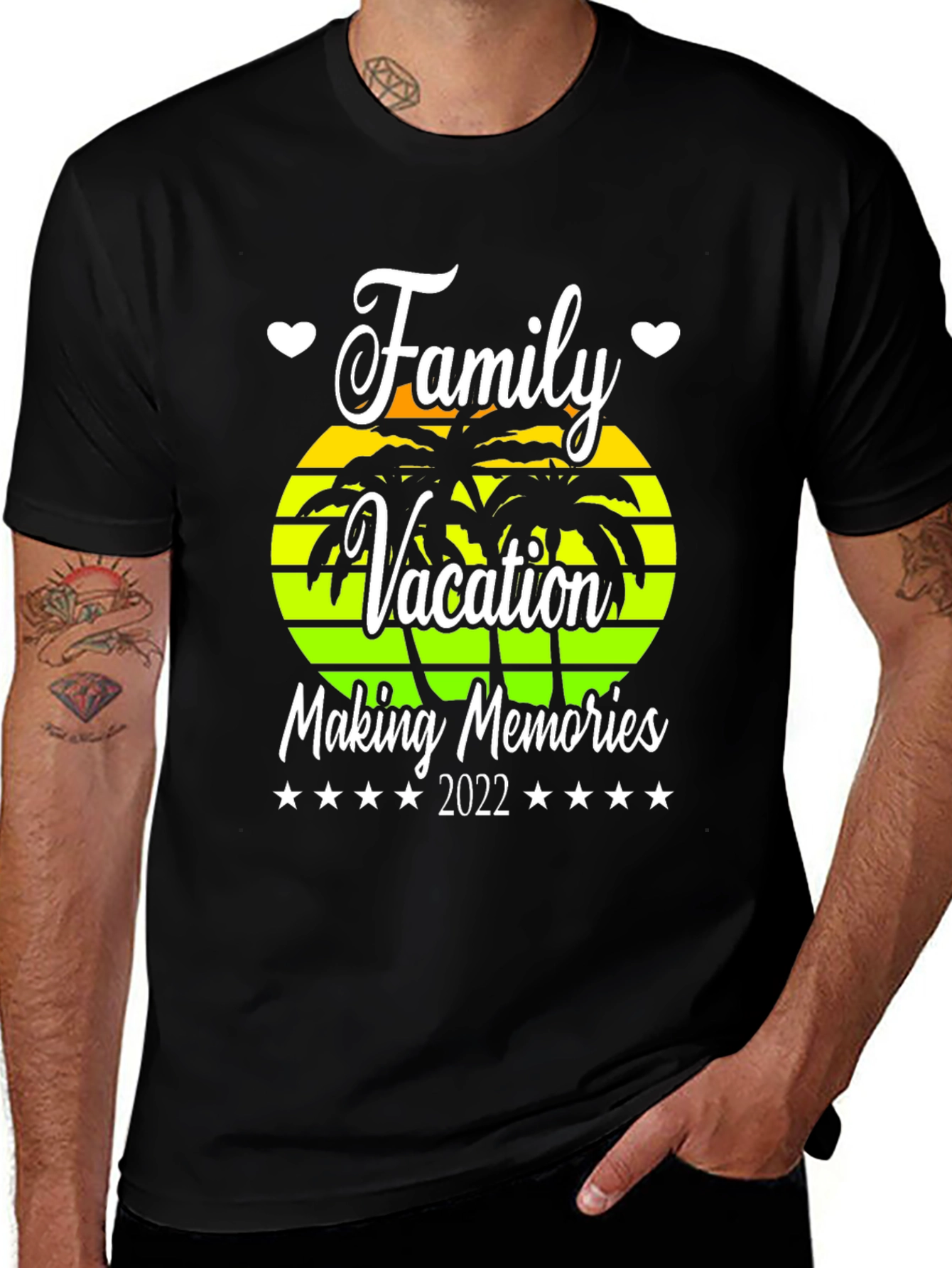 Variant 10 of Family Vacation 2022 Graphic Tee
