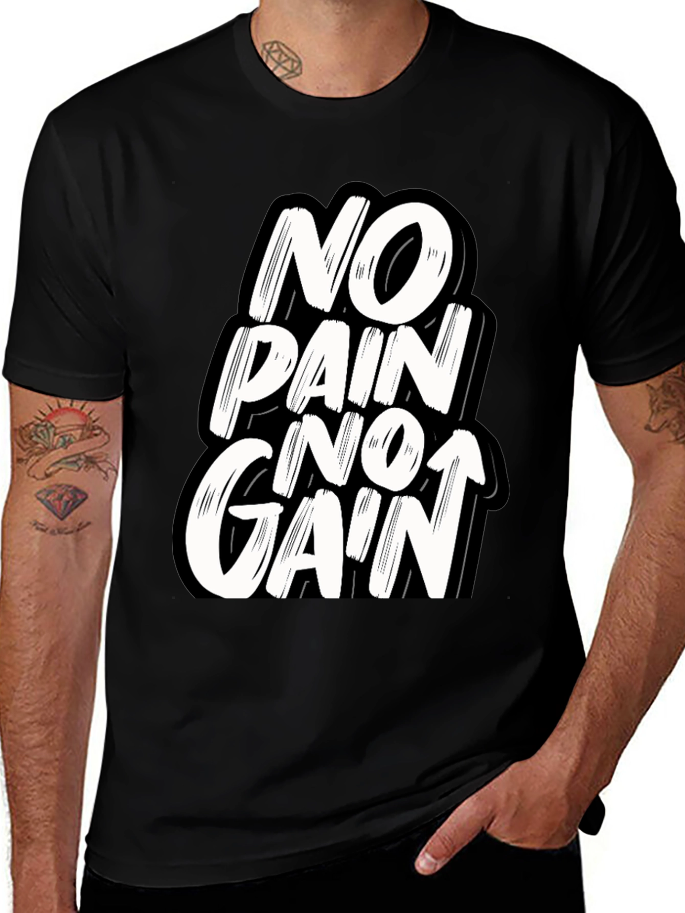 Variant 13 of No Pain No Gain Graphic Tee