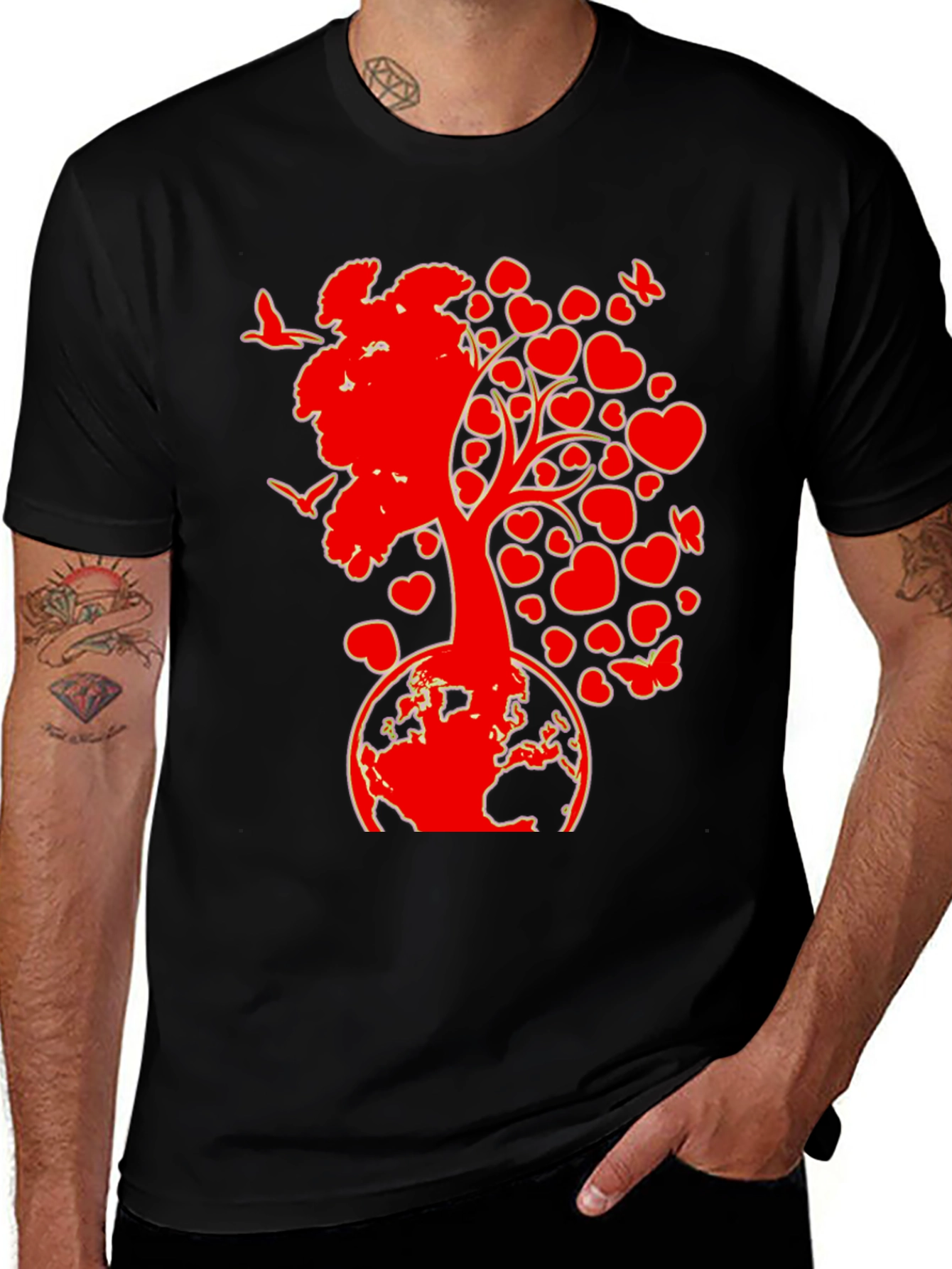 Variant 22 of Love Earth Tree T-Shirt