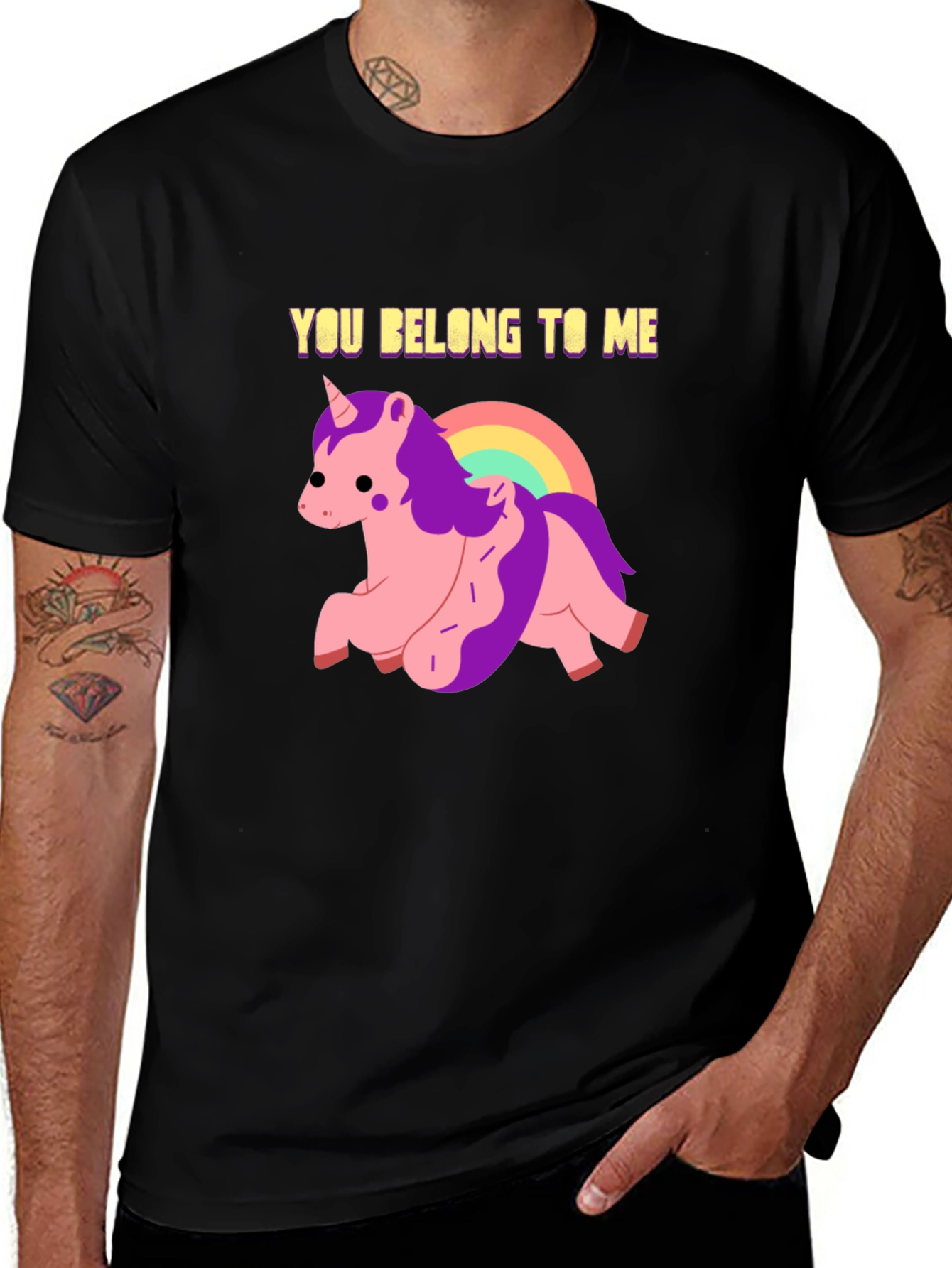 Variant 13 of You Belong To Me Unicorn Rainbow T-Shirt