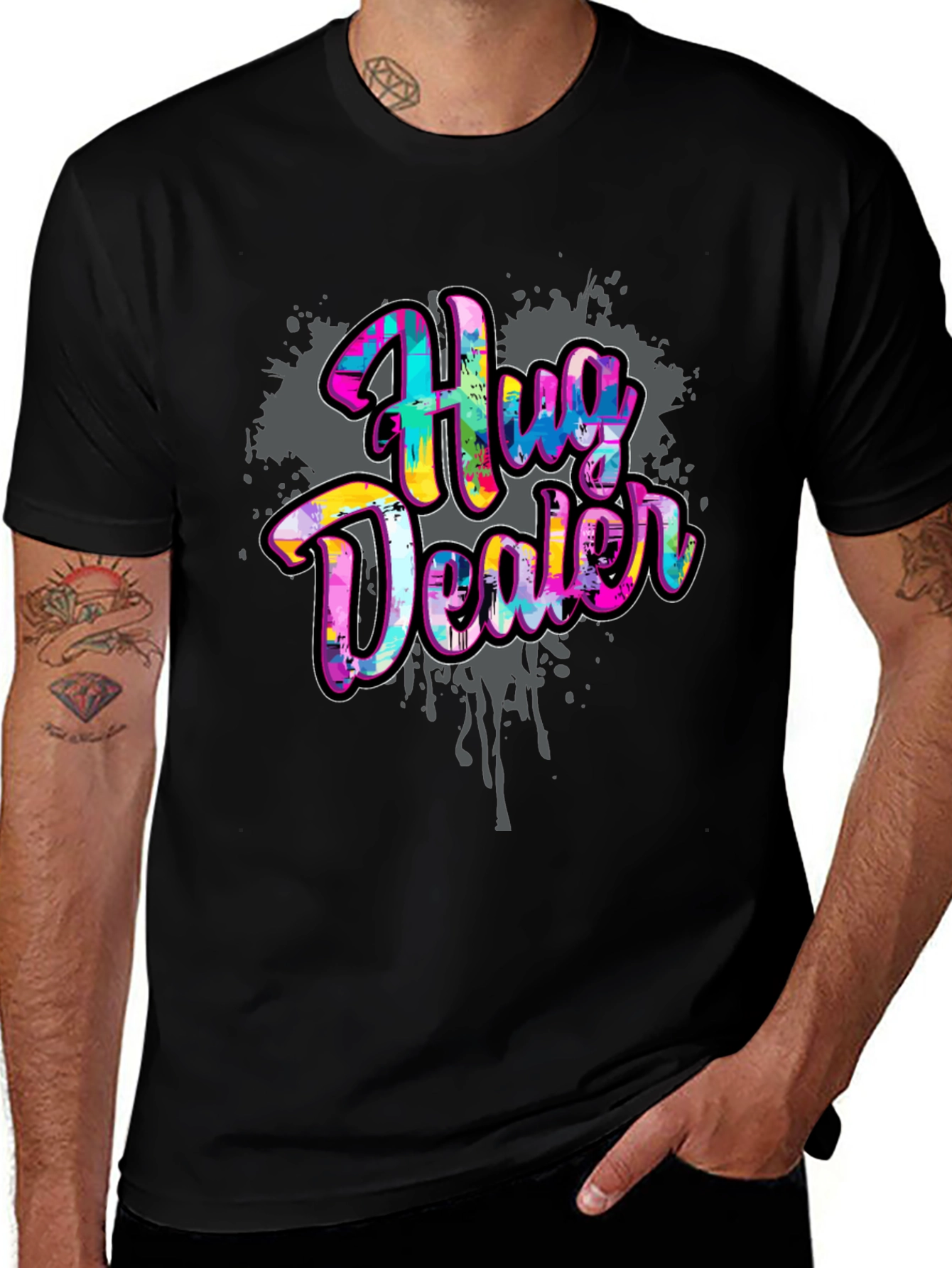 Variant 8 of Hug Dealer Graphic T-Shirt